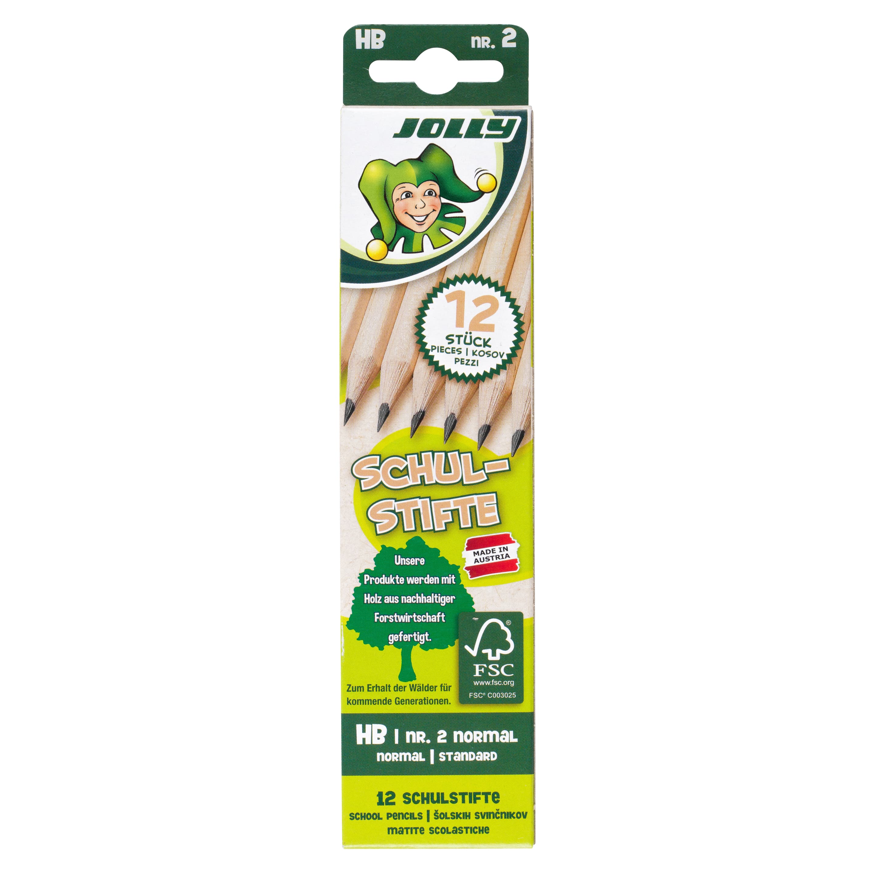JOLLY Schulstift HB 12er-Packung