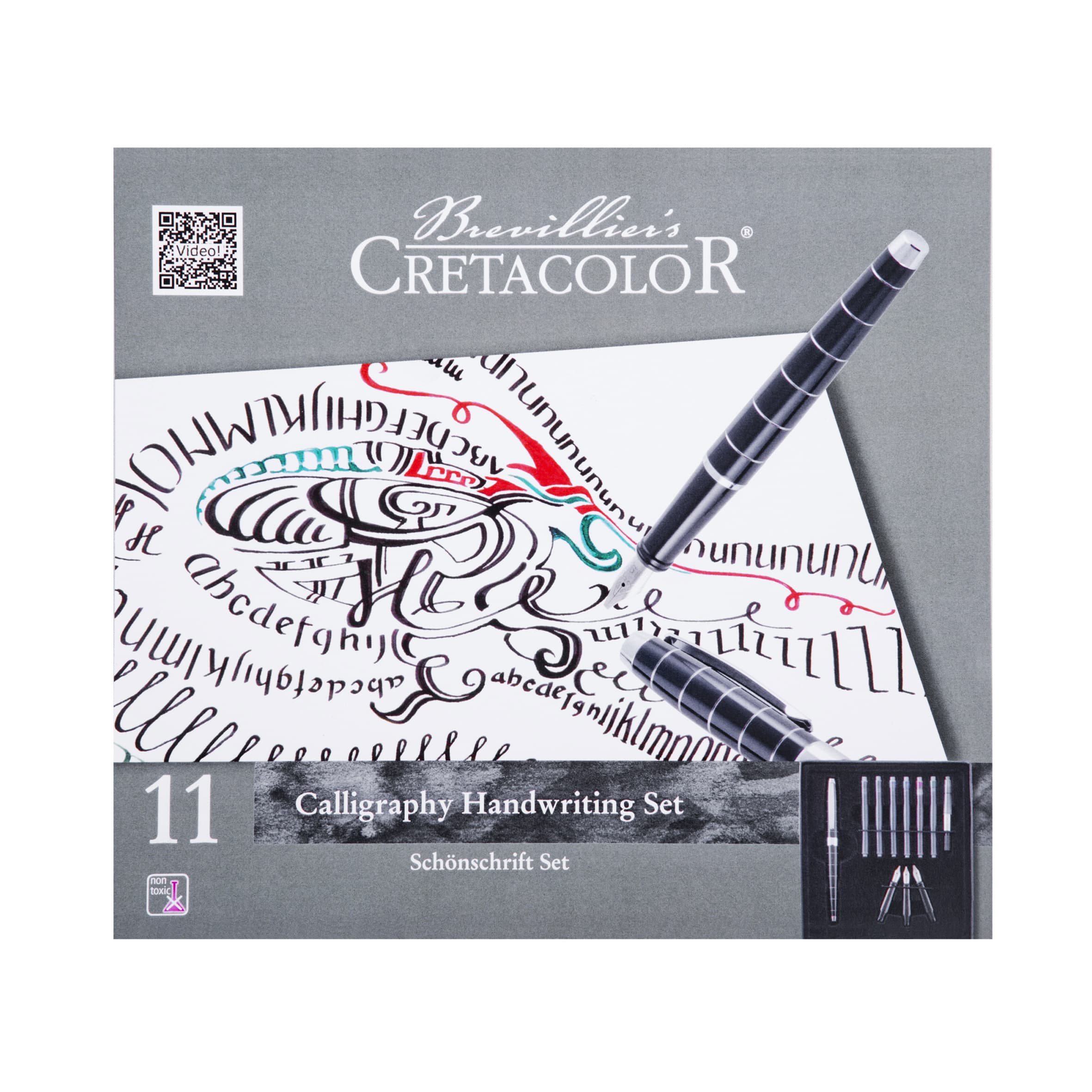 CRETACOLOR Kalligraphie-Set 11-teilig