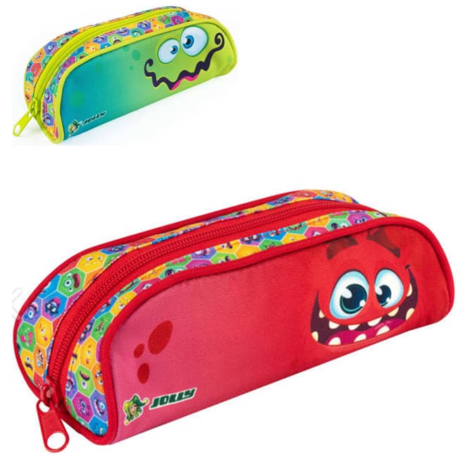 JOLLY Schlamperrolle Monster grün/rot sortiert