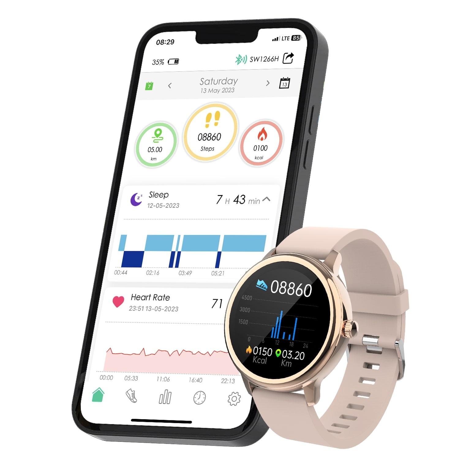 Produktbild Müller Smartwatch mit Telefonfunktion MU-SWC-16C 2 von 7