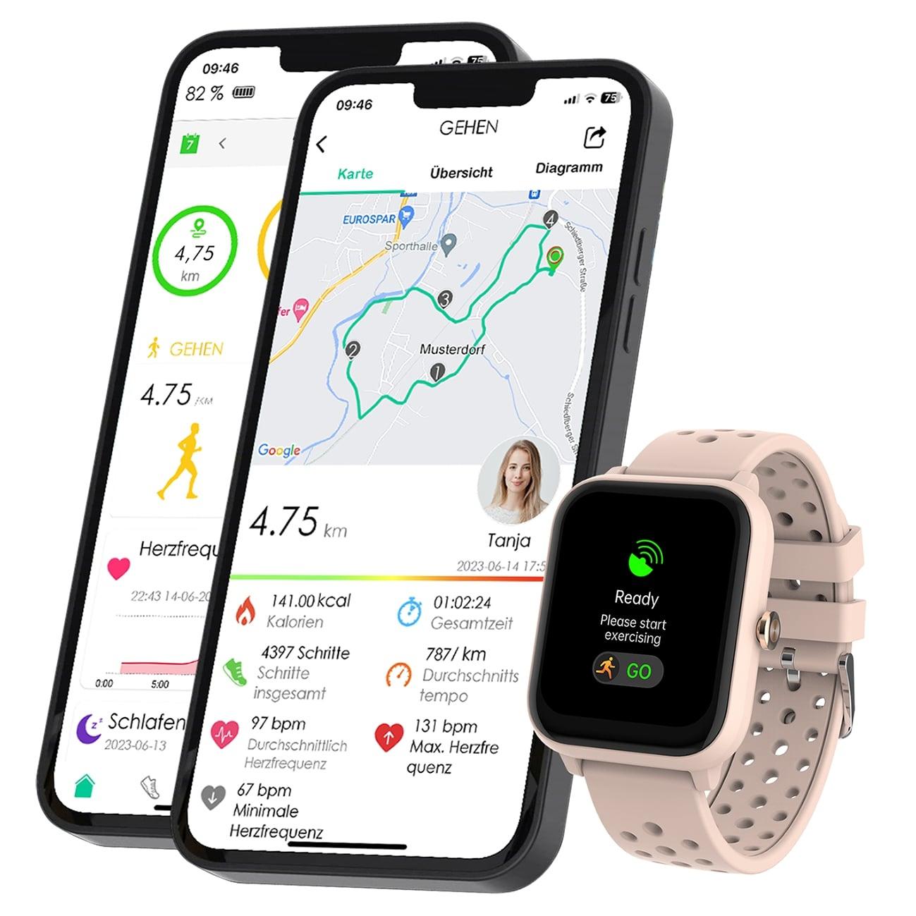 Produktbild Müller Smartwatch mit GPS MU-SWG-50C 2 von 6
