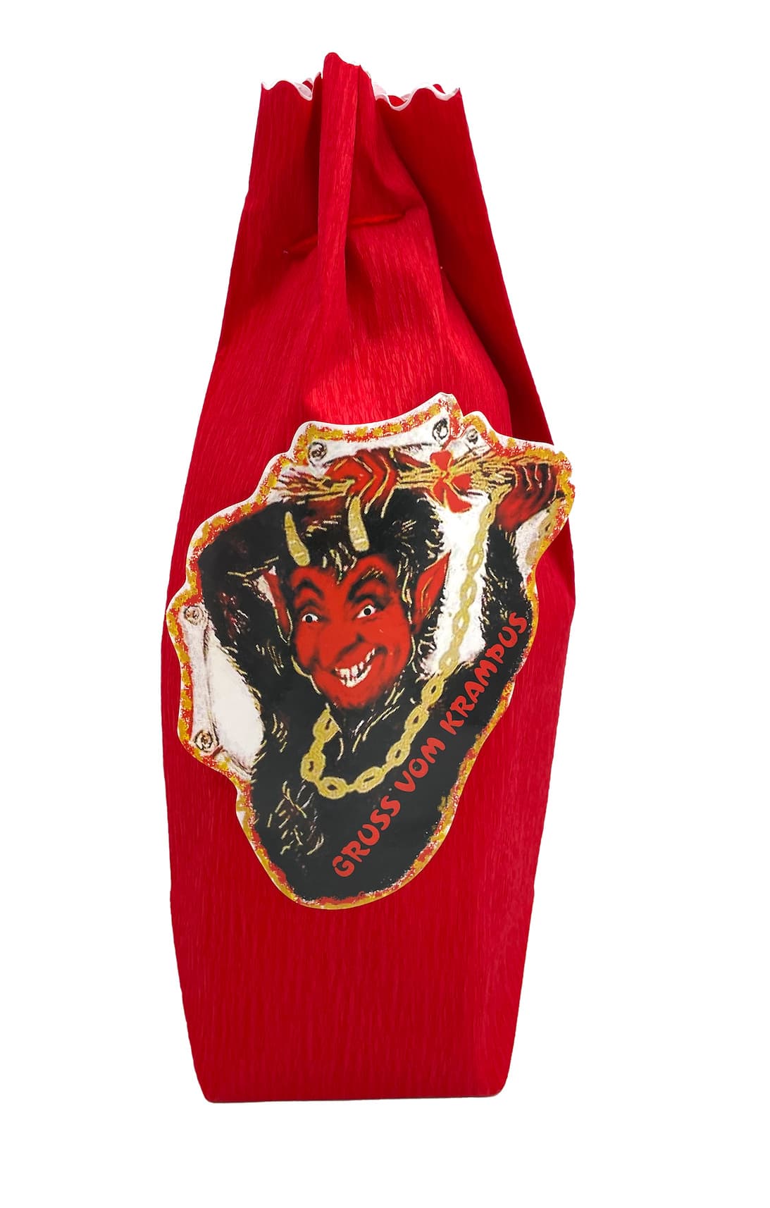 Krepp Krampus-Sackerl 29x8x17 cm