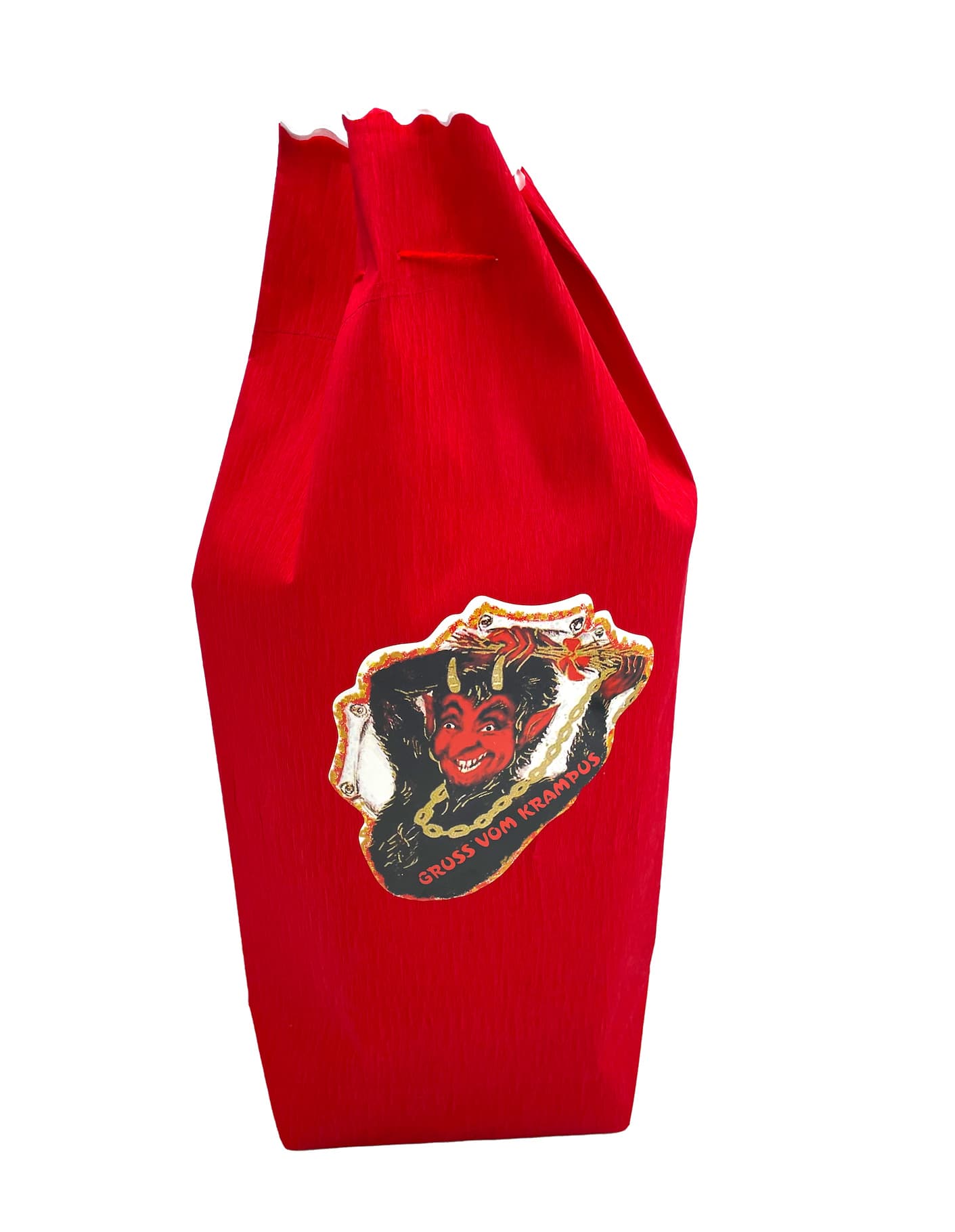 Krepp Krampus-Sackerl 44x10,5x26 cm
