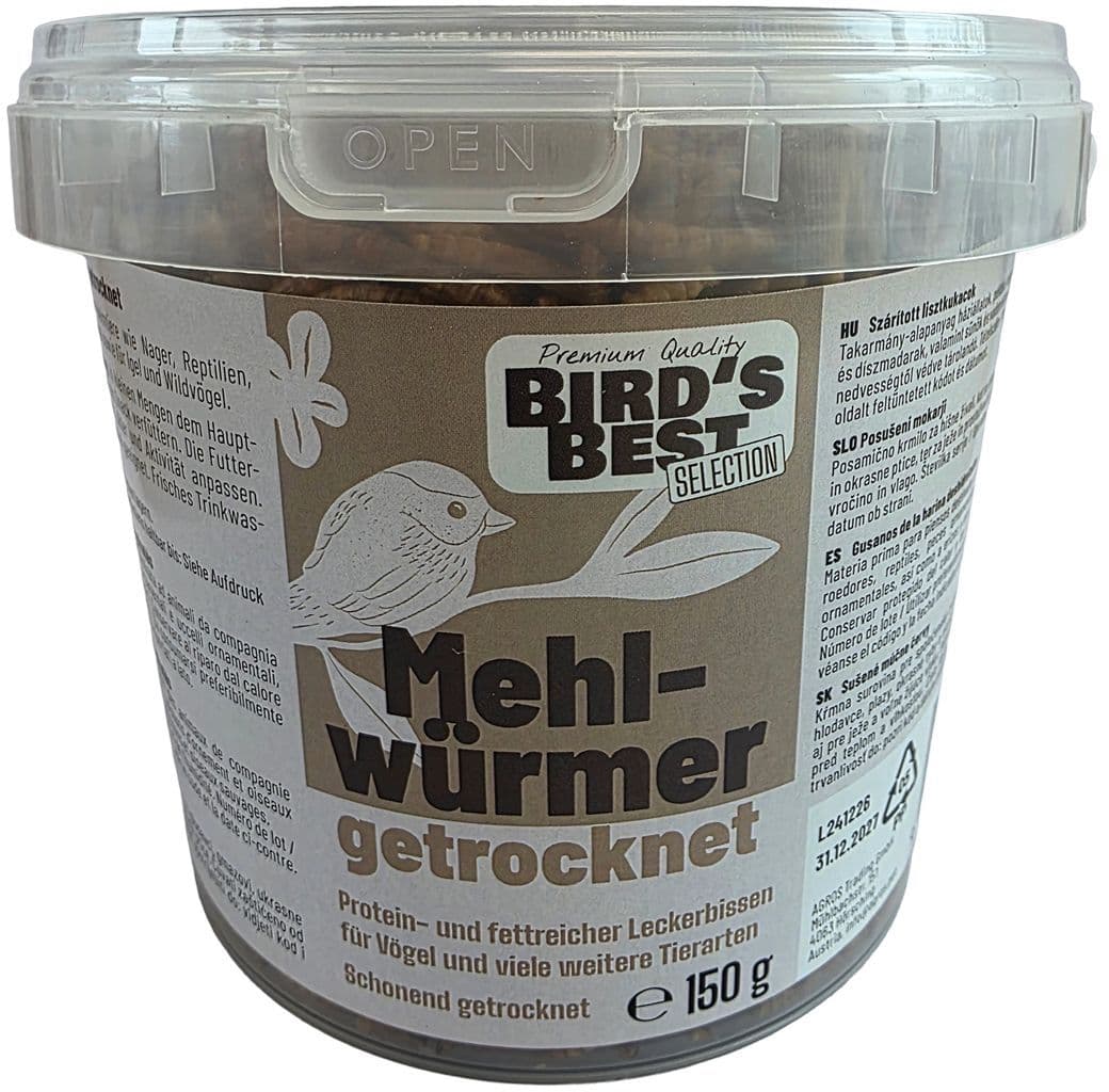 BIRD'S BEST Mehlwürmer getrocknet