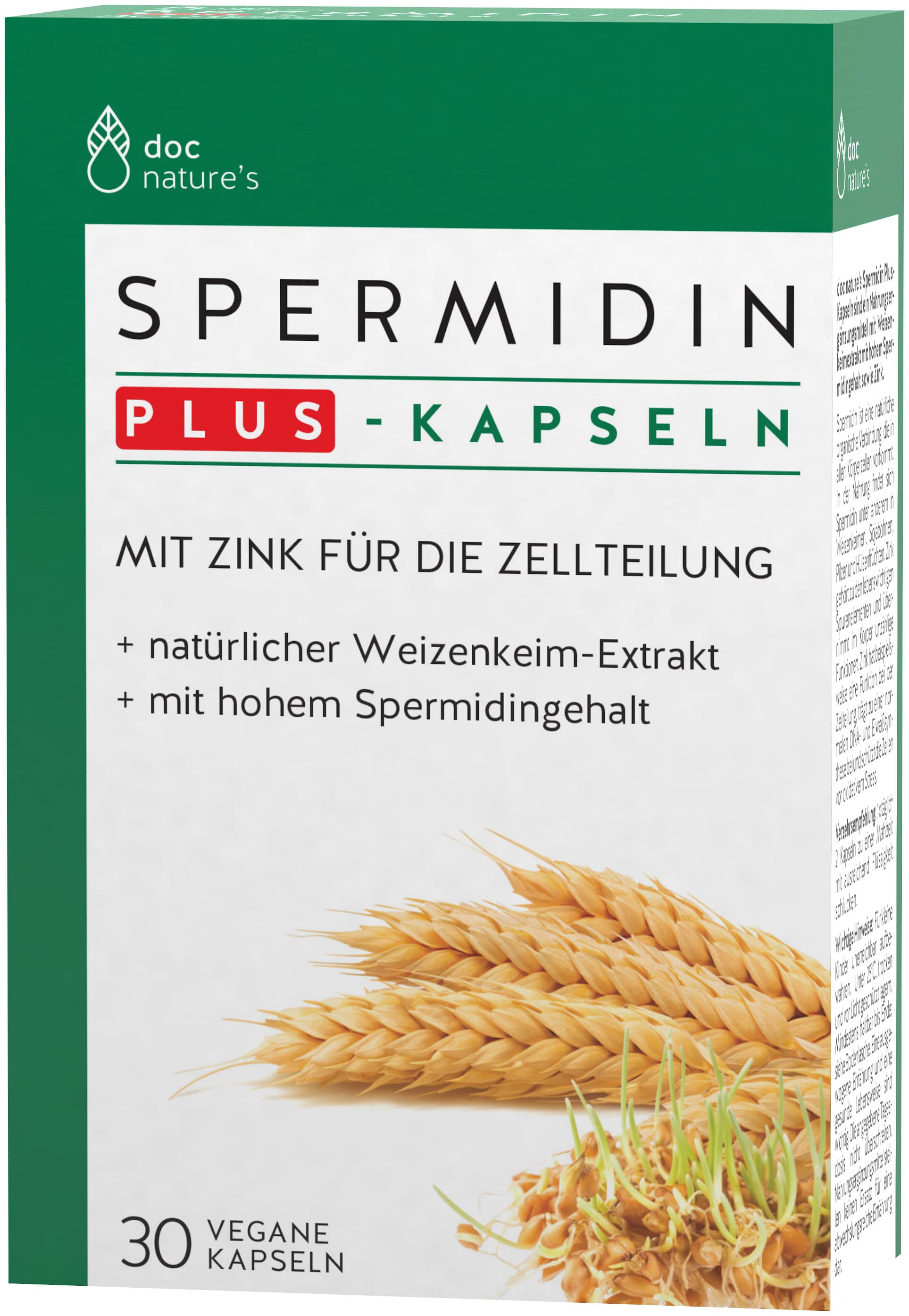 doc nature‘s Spermidin Plus-Kapseln