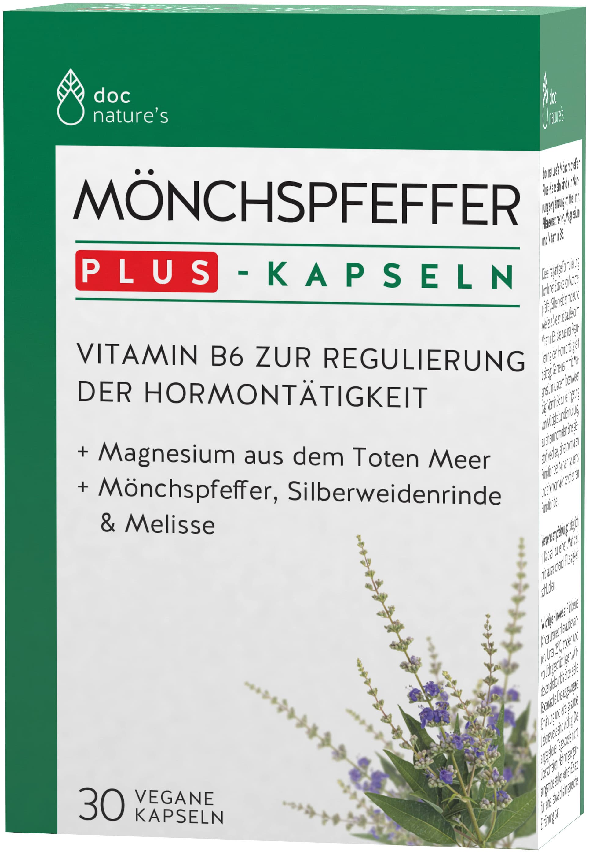 doc nature‘s Mönchspfeffer Plus-Kapseln