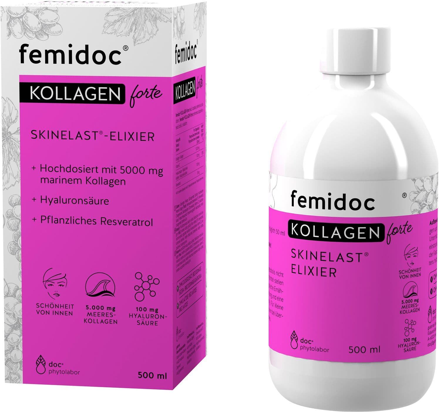 femidoc® Kollagen forte Skinelast®-Elixier