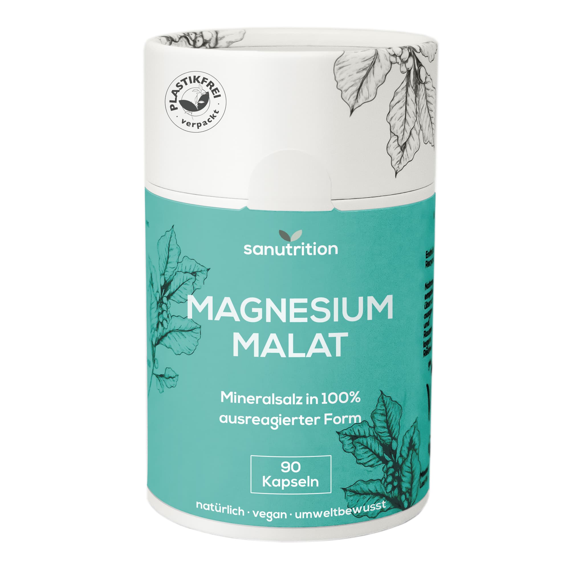 Sanutrition® Magnesium Malat (Mineralsalz) Kapseln