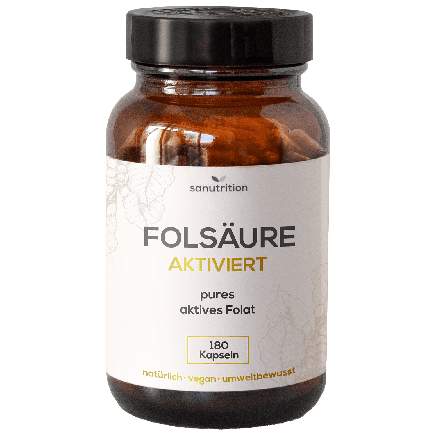 Sanutrition® Folsäure (aktiviert) Kapseln
