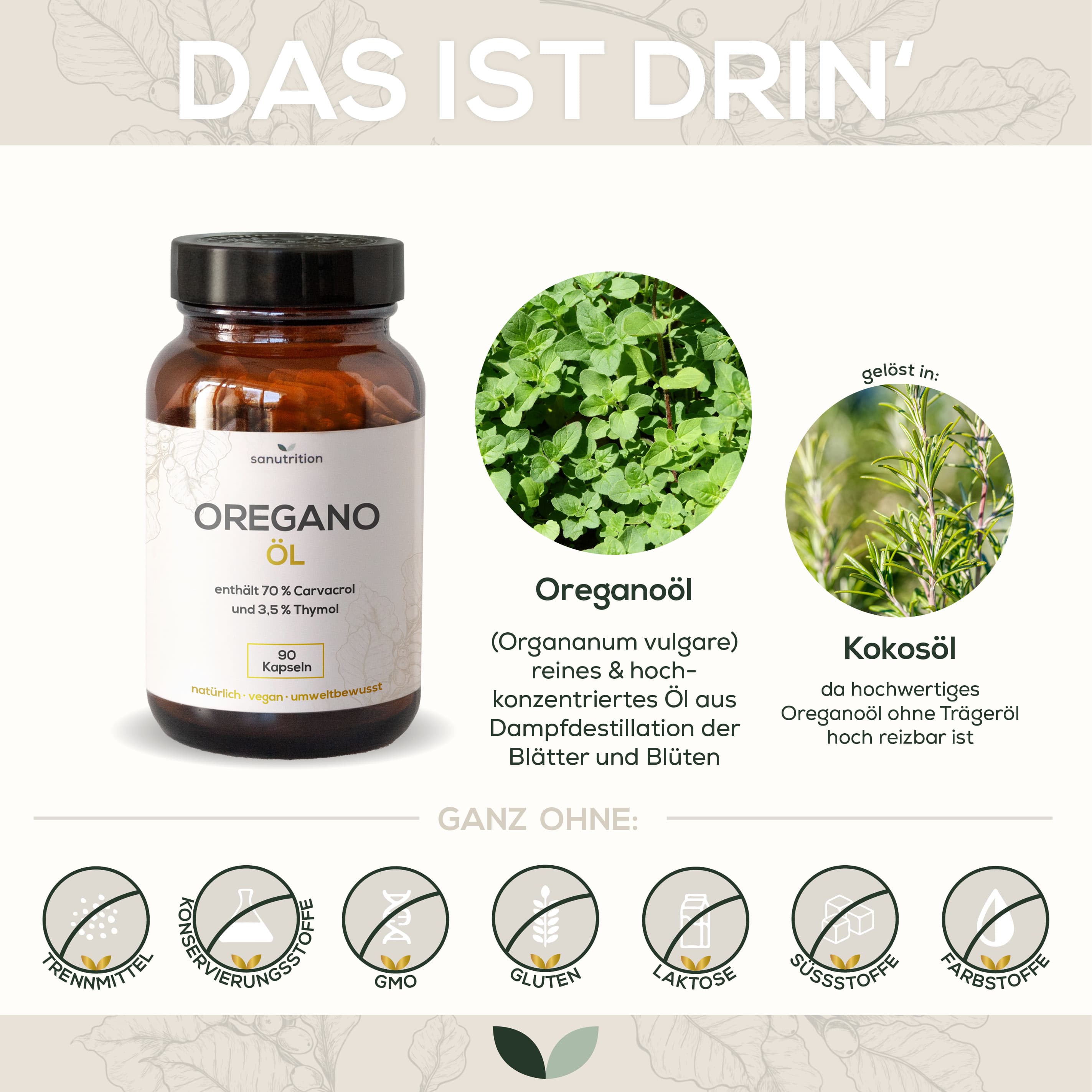 Produktbild Sanutrition® Oreganoöl Kapseln  4 von 4