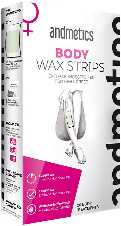 andmetics Body Wax Strips
