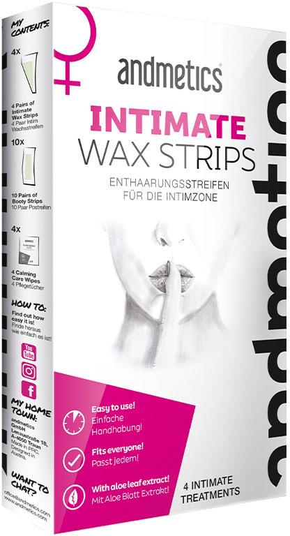 andmetics Intimate Wax Strips