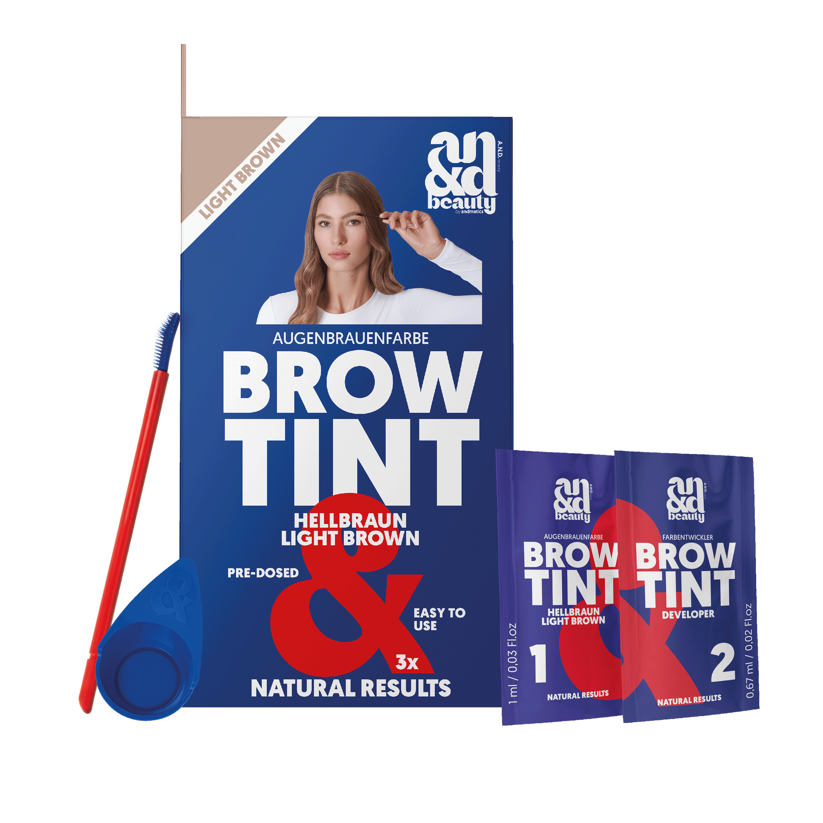 A.N.D. beauty Brow Tint Light Brown