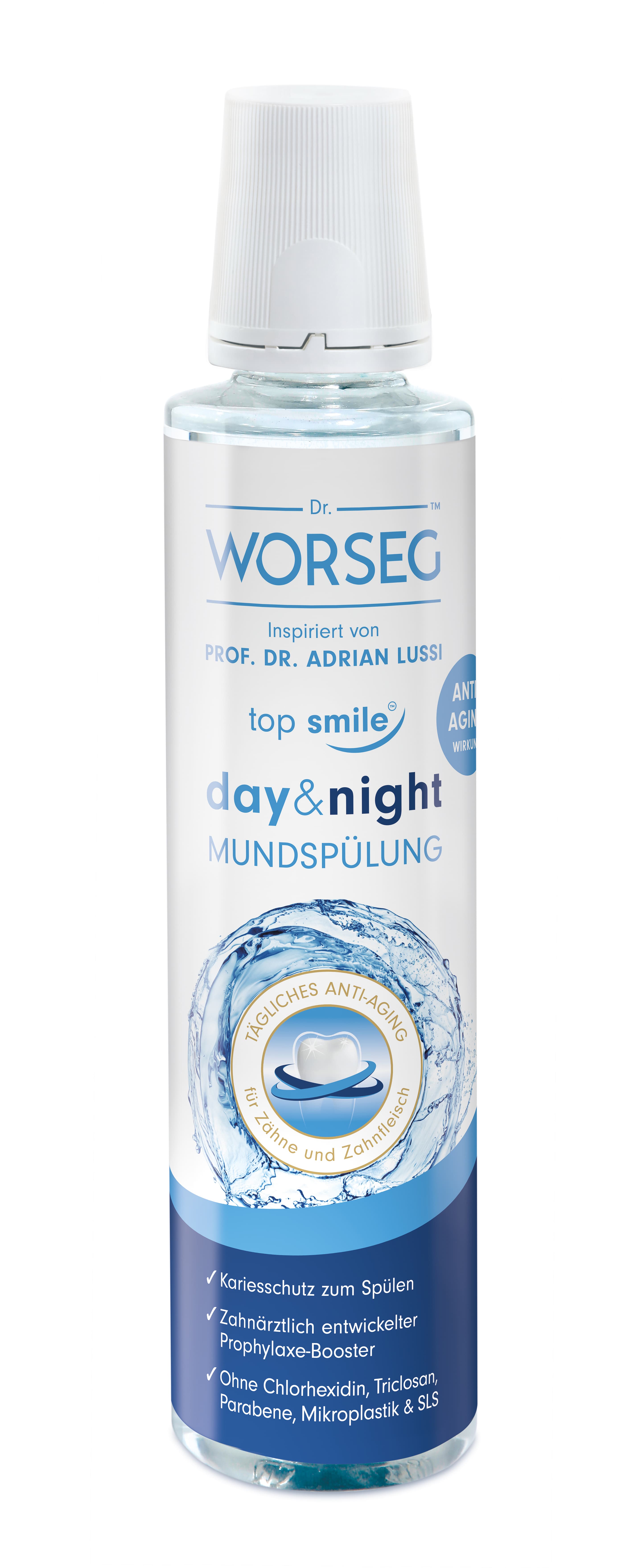 Dr. WORSEG Mundspülung top smile day&night
