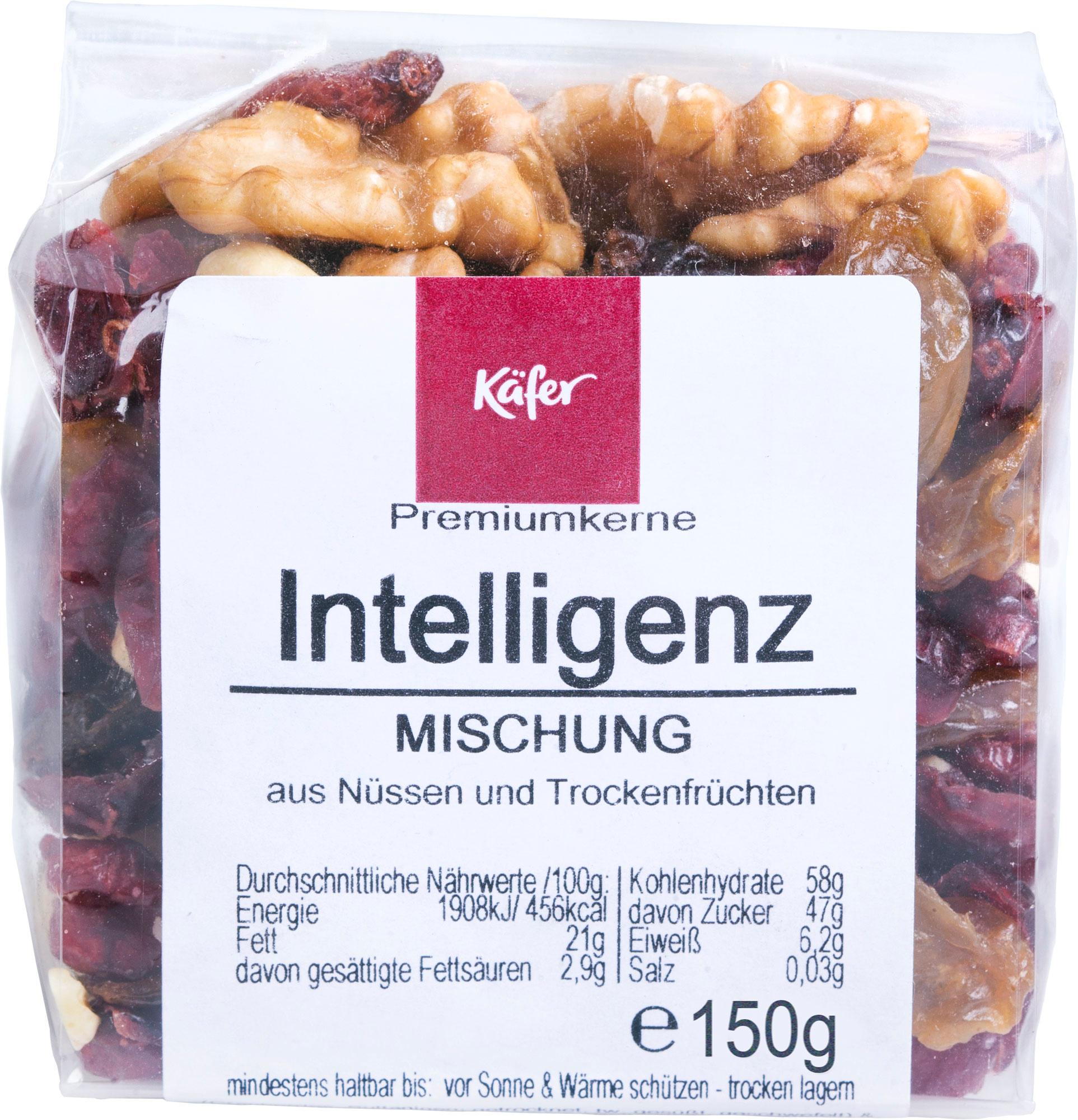 Käfer Intelligenz Mischung aus Nüssen und Trockenfrüchten