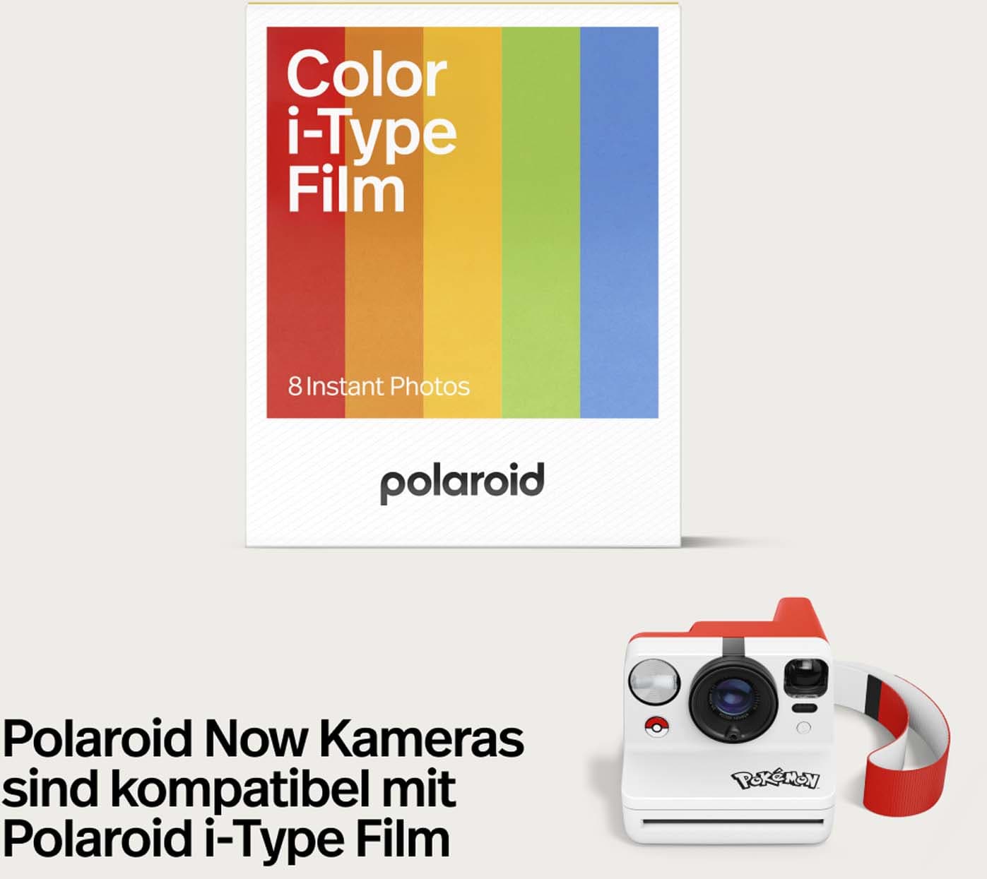 Polaroid Now Camera Pokéball Edition