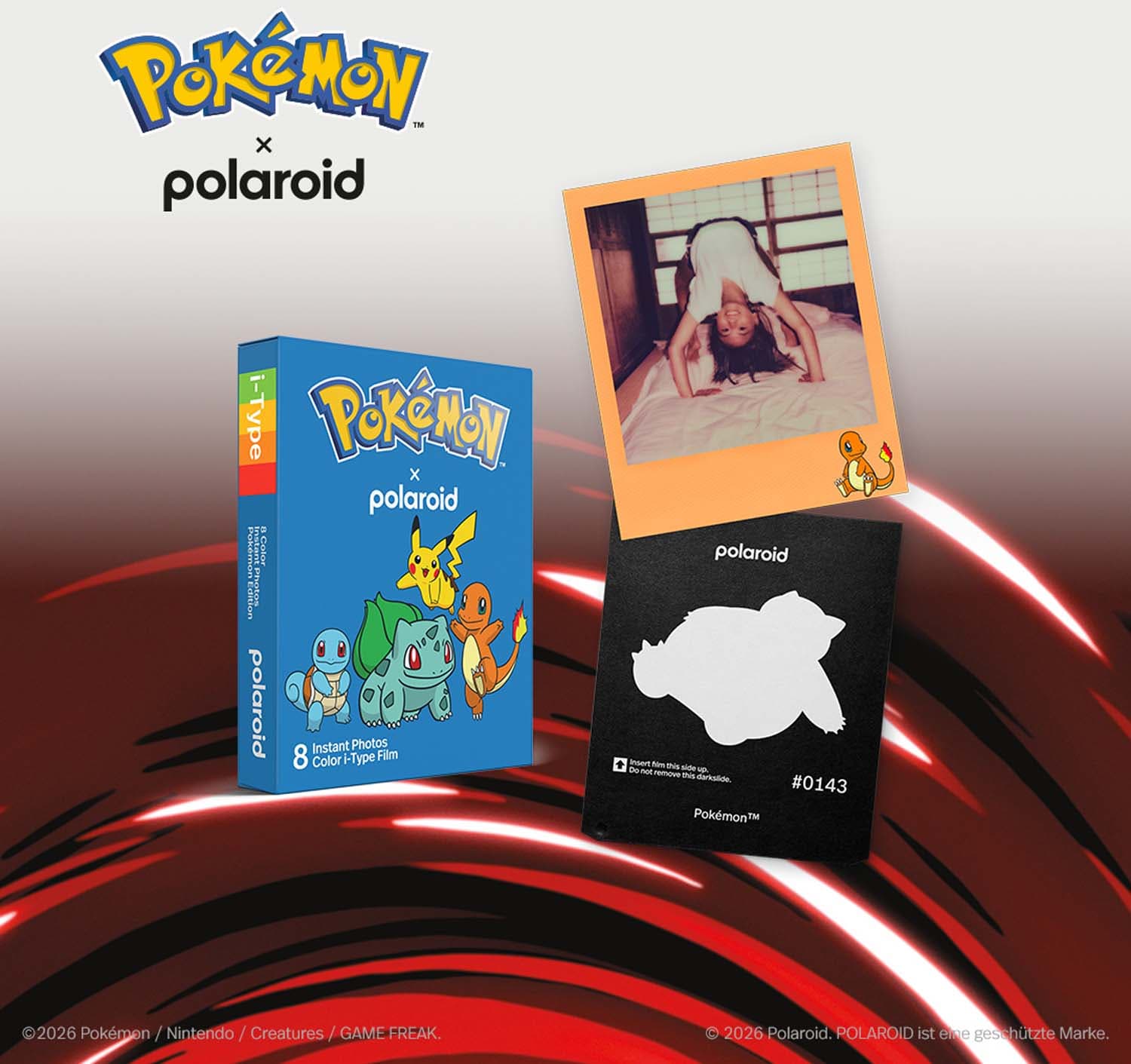 Polaroid Color i-Type Film Pokémon Edition