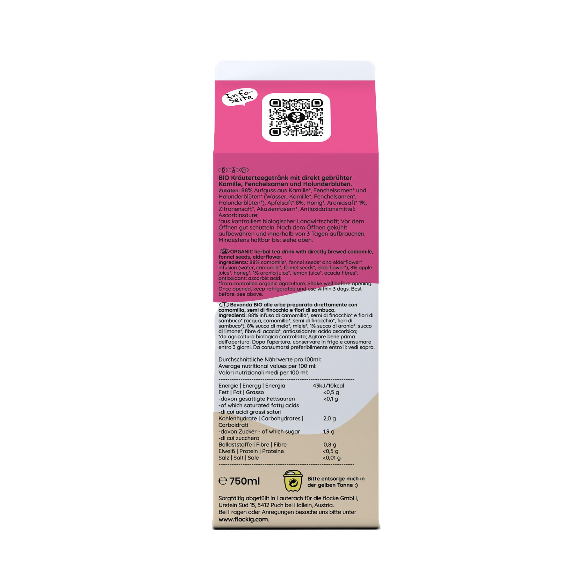 Produktbild FLOCKE Flora Bio Gut Tee mit Apfel&Aronia 3 von 3