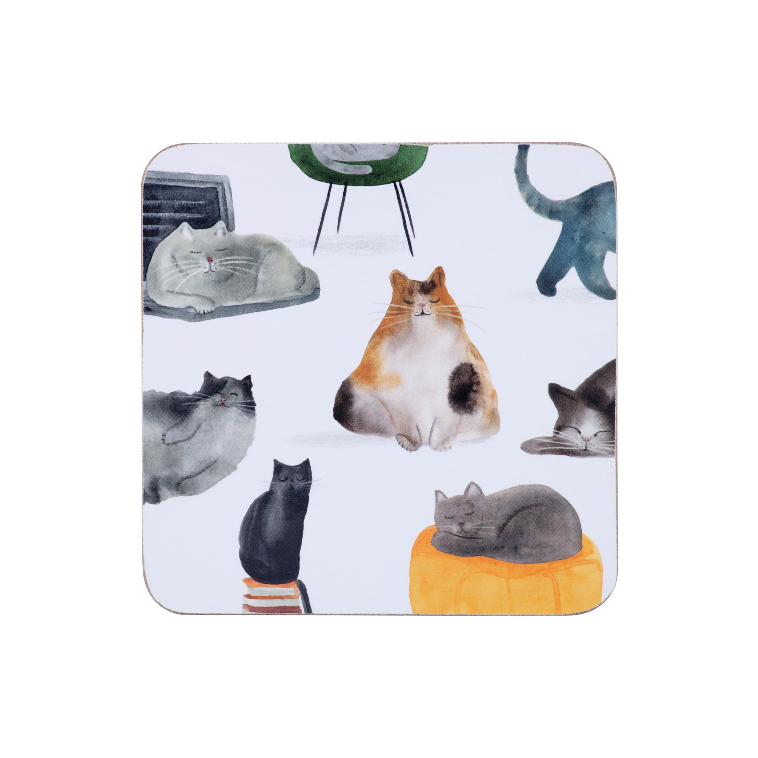 MAXWELL & WILLIAMS FELINE FRIENDS Untersetzer-Set 4-tlg. Geschenkbox
