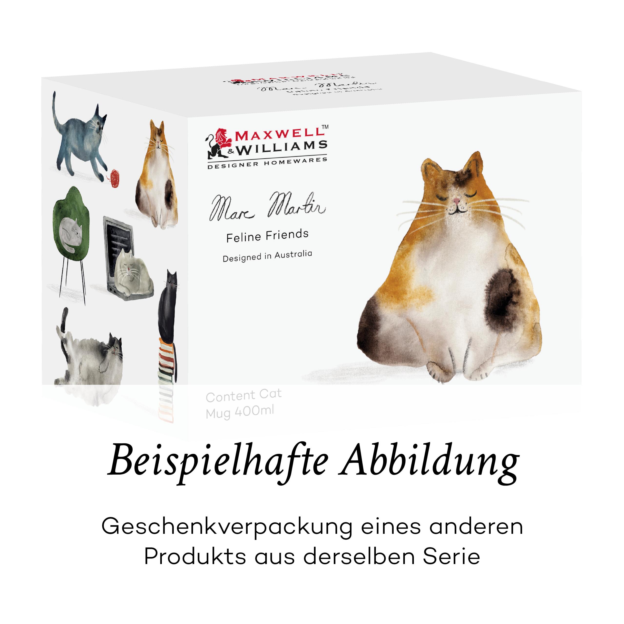 Produktbild MAXWELL&WILLIAMS FELINE FRIENDS Becher Cat In A Box  in Geschenkbox 5 von 6
