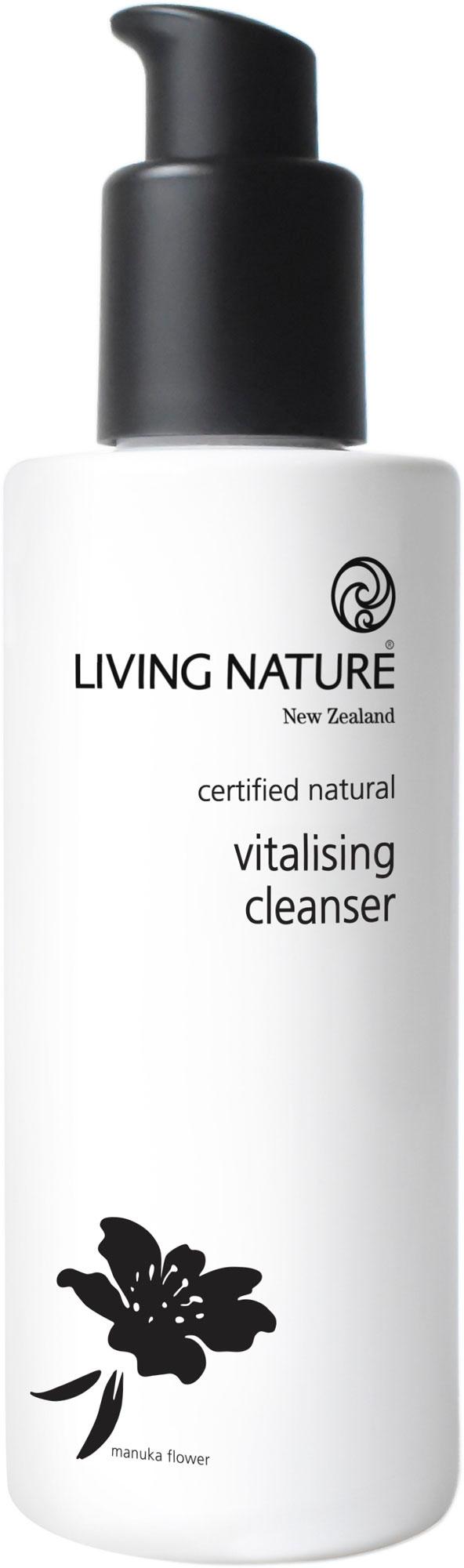 LIVING NATURE Vitalisierende Reinigungsmilch