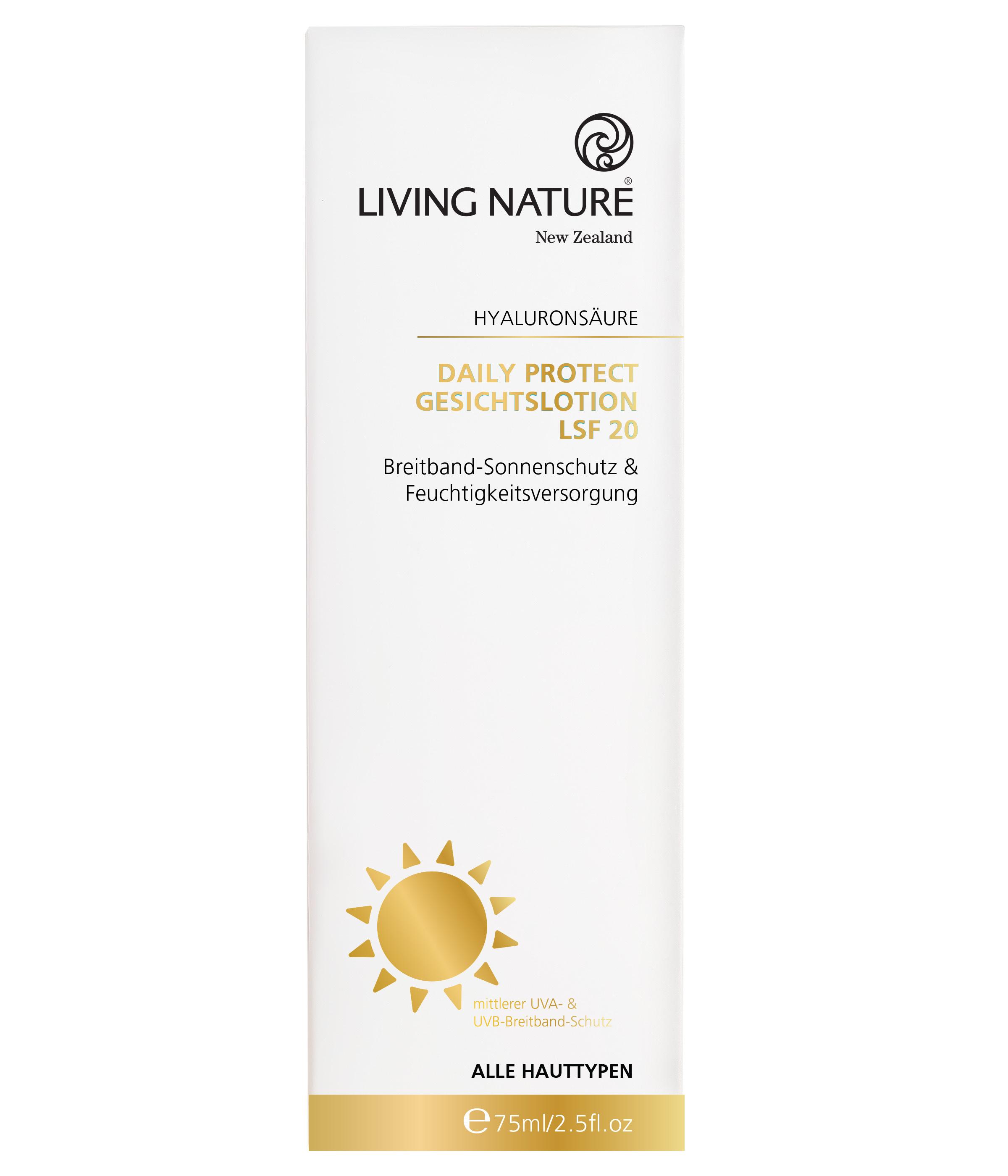 Produktbild LIVING NATURE Daily Protect Facial Lotion SPF20 2 von 3