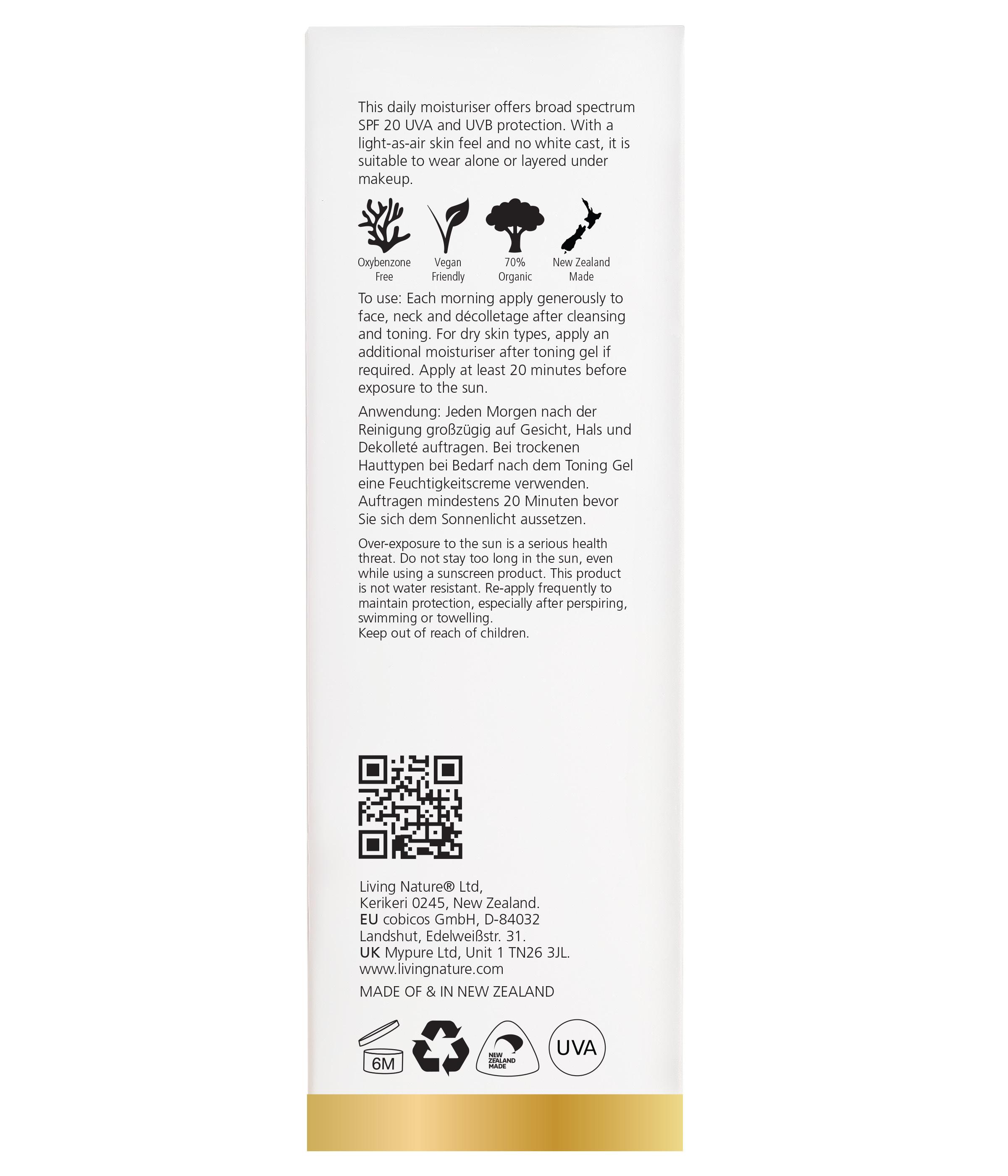 Produktbild LIVING NATURE Daily Protect Facial Lotion SPF20 3 von 3