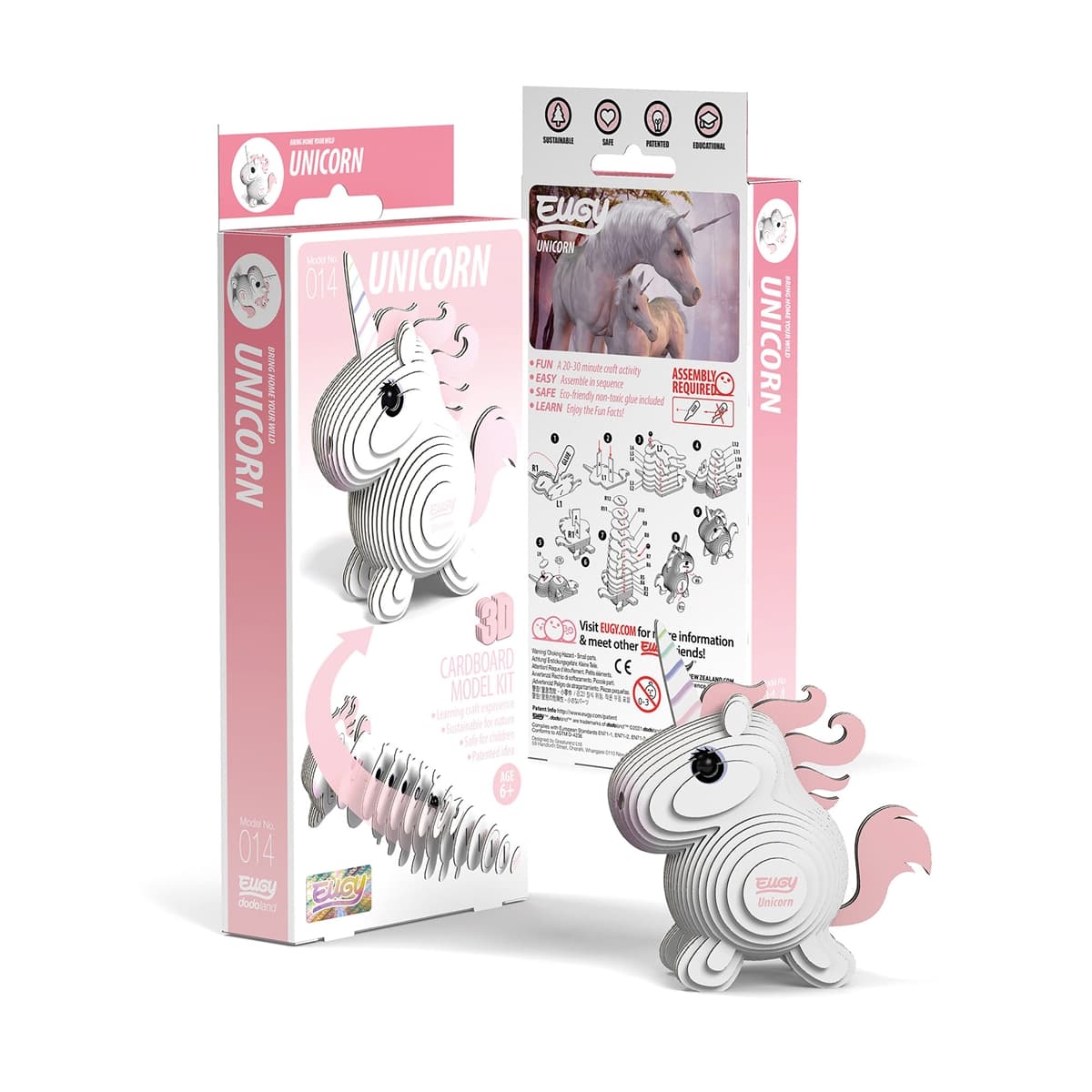 EUGY 3D Bastelset Einhorn