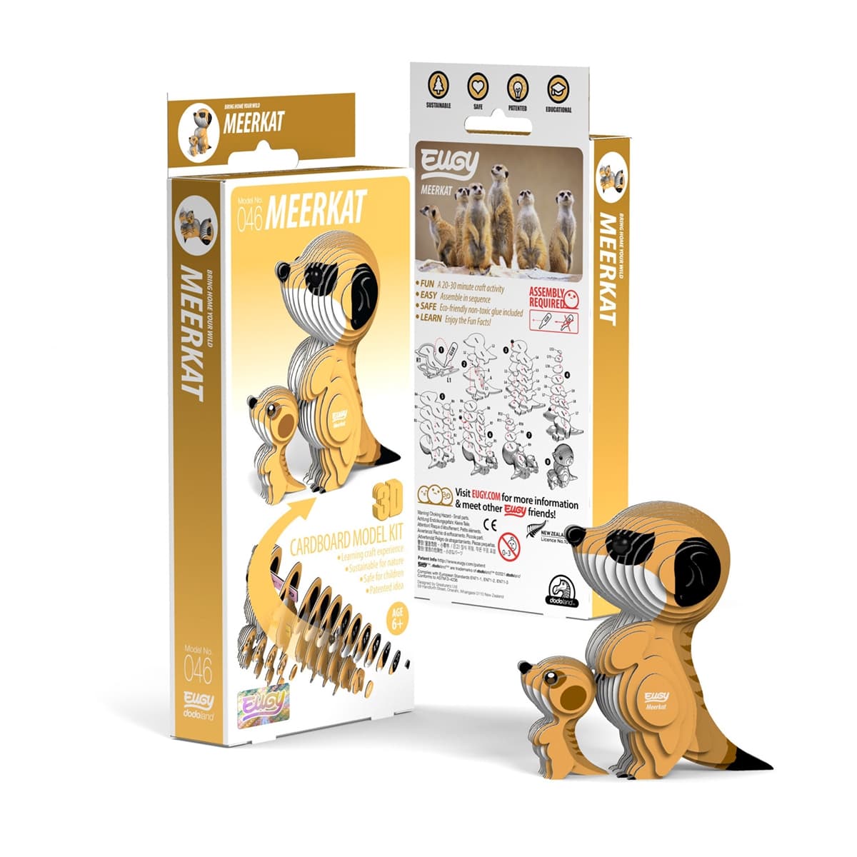 EUGY 3D Bastelset Erdmännchen 