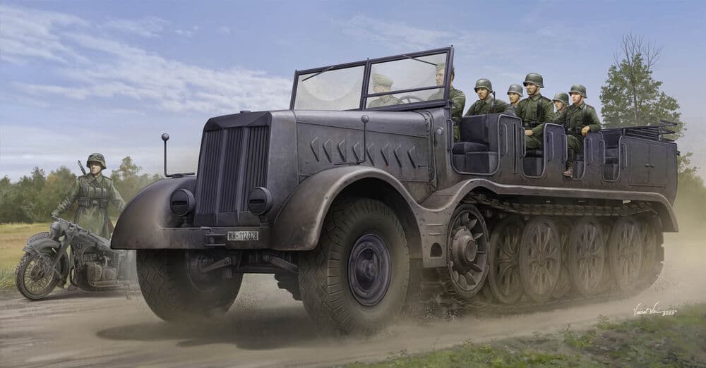 Trumpeter Sd.Kfz. 9 Artillery Version Modellbausatz 1:35 mit 570 Teilen