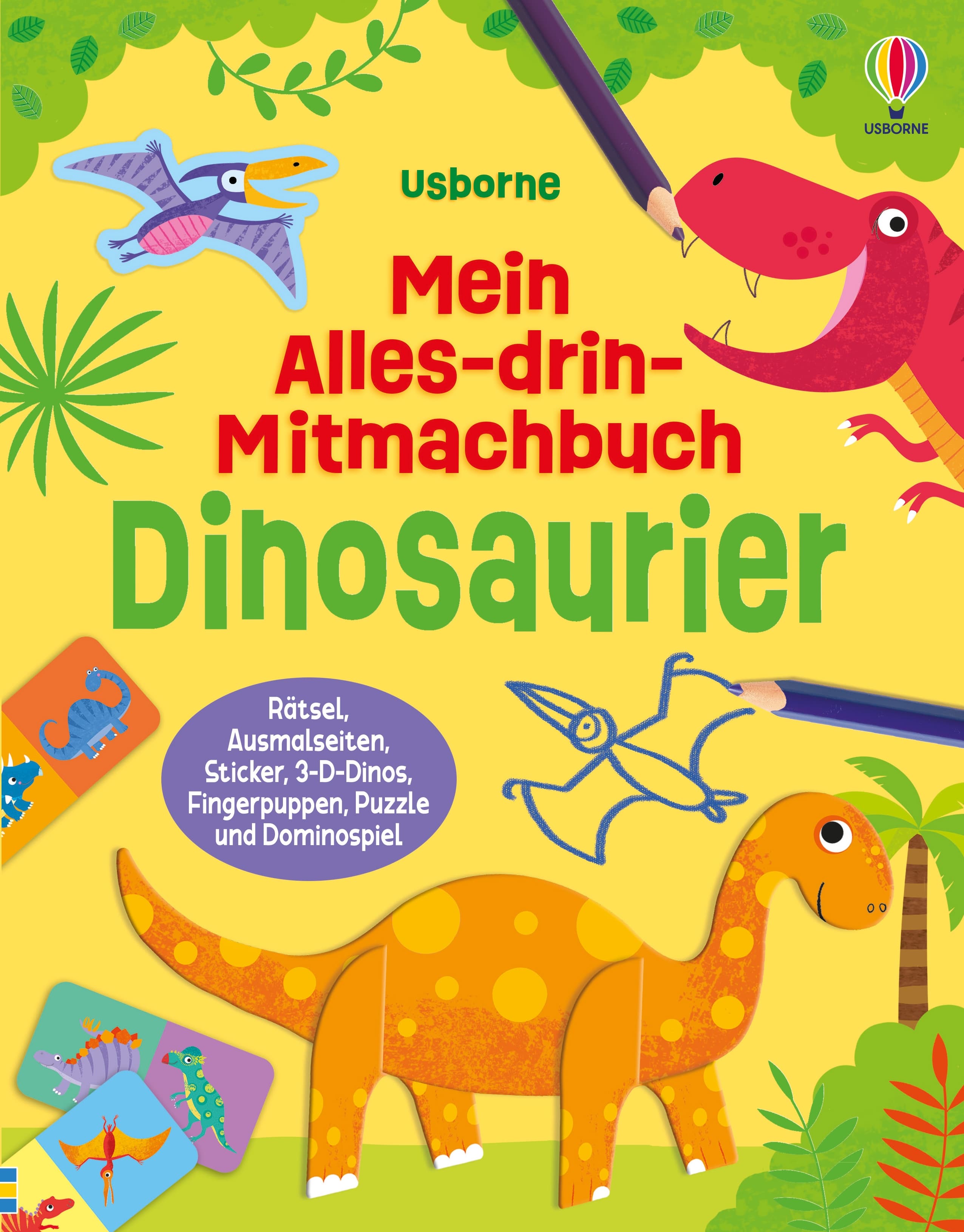 Mein Alles-drin-Mitmachbuch: Dinosaurier