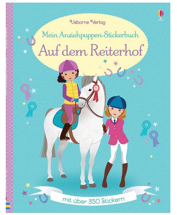 Buch - Usborne Verlag - Mein Anziehpuppen-Stickerbuch: Auf dem Reiterhof