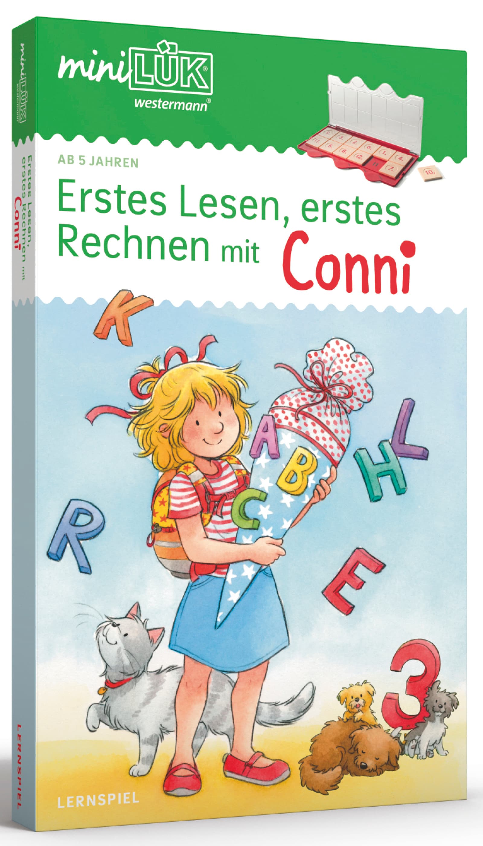 miniLÜK-Sets Kasten + Übungsheft/e / Vorschule/1. Klasse: Erstes Lesen, erstes Rechnen mit Conni
