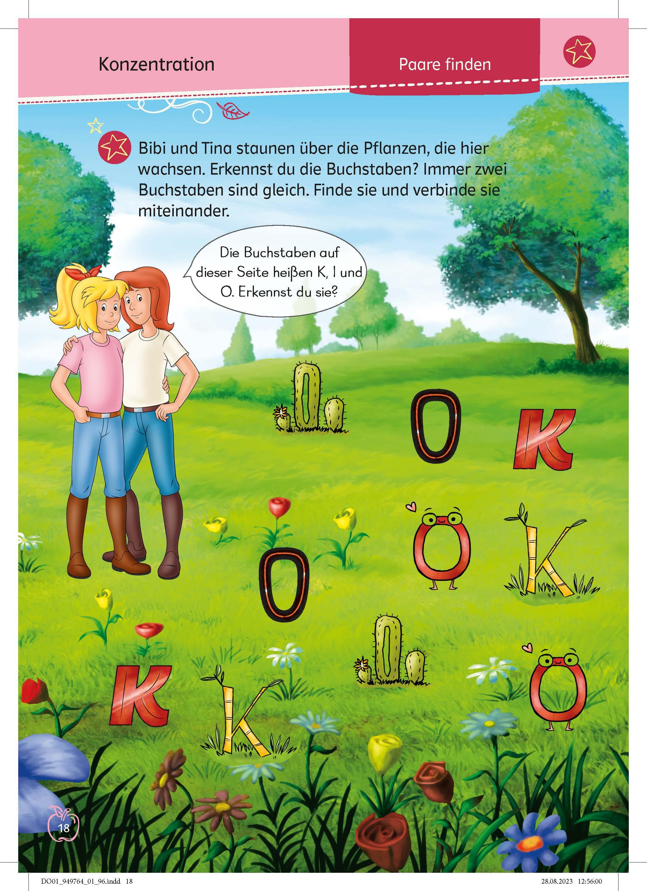 Produktbild Bibi&Tina: Mein pferdestarkes Vorschulbuch 4 von 5