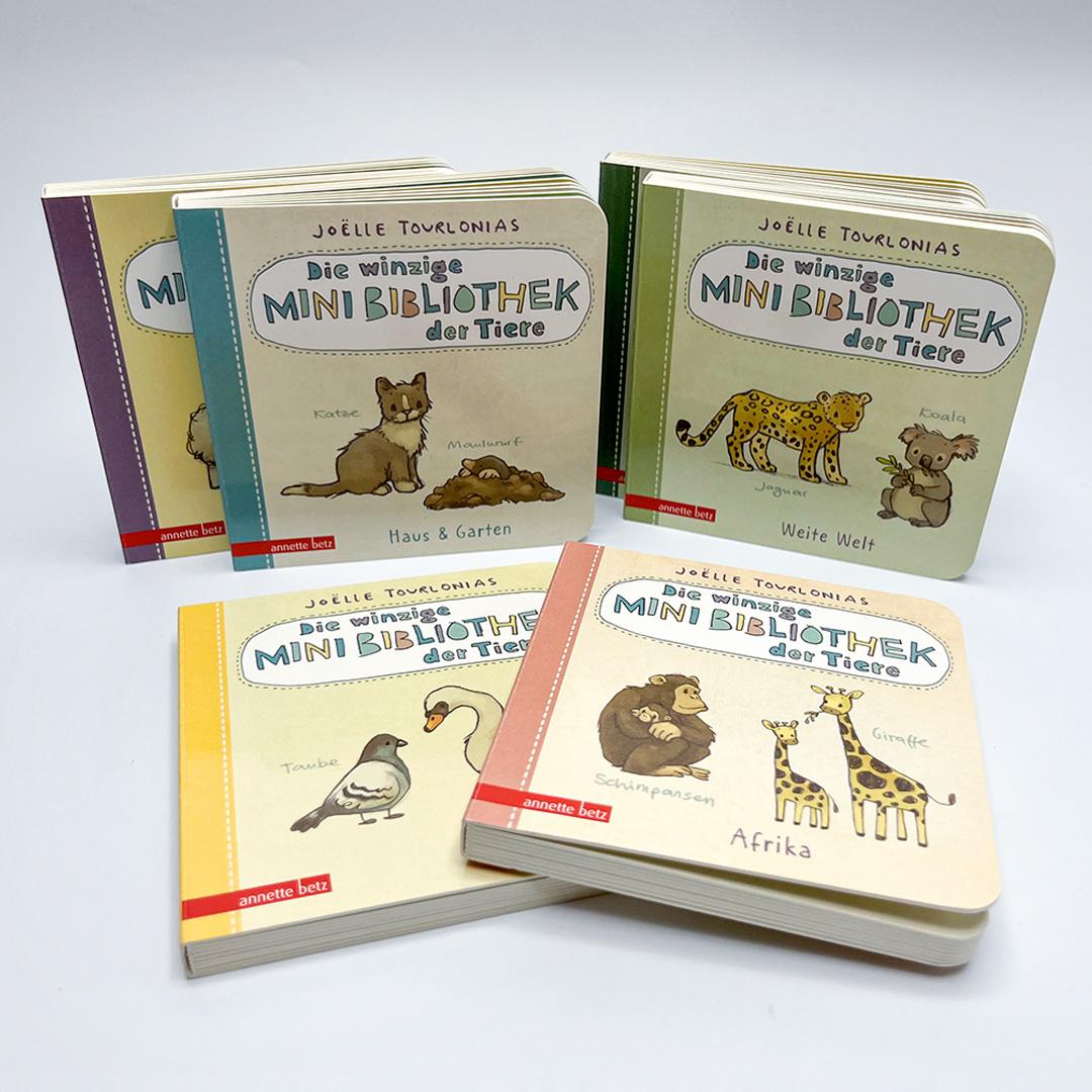 Produktbild Die winzige Mini-Bibliothek der Tiere - 6 Mini-Pappbilderbücher im Schuber (Die große Mini-Bibliothek der Wörter) 5 von 14