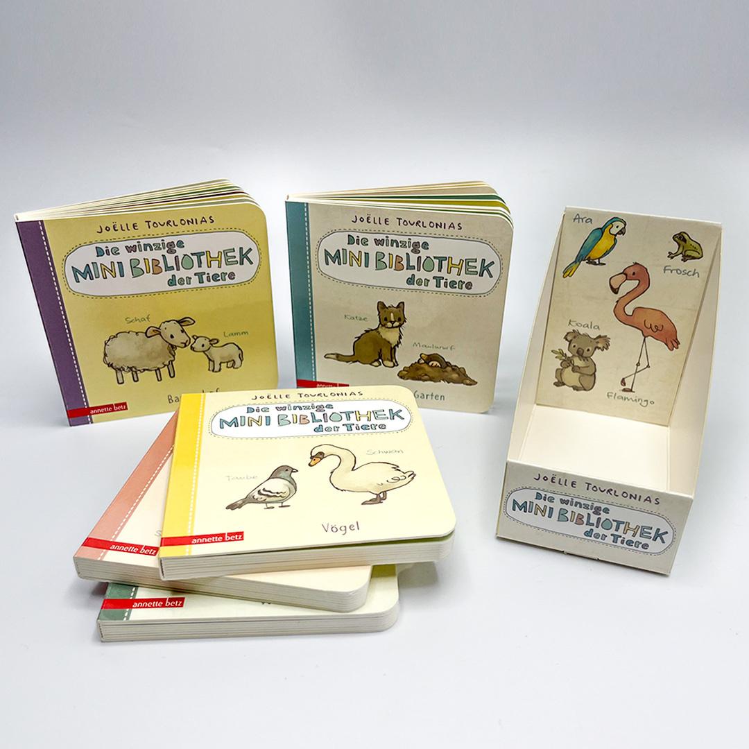 Produktbild Die winzige Mini-Bibliothek der Tiere - 6 Mini-Pappbilderbücher im Schuber (Die große Mini-Bibliothek der Wörter) 4 von 14