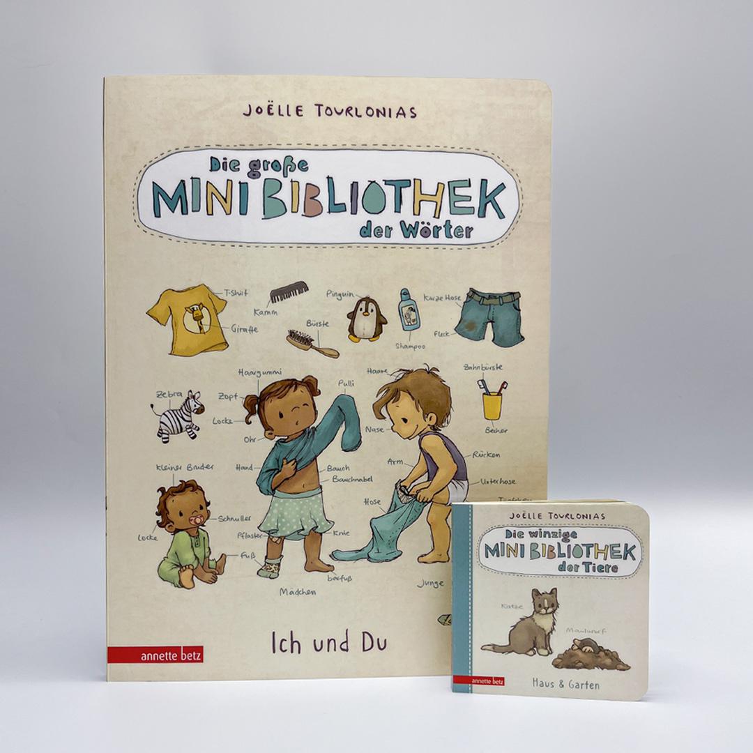 Produktbild Die winzige Mini-Bibliothek der Tiere - 6 Mini-Pappbilderbücher im Schuber (Die große Mini-Bibliothek der Wörter) 3 von 14