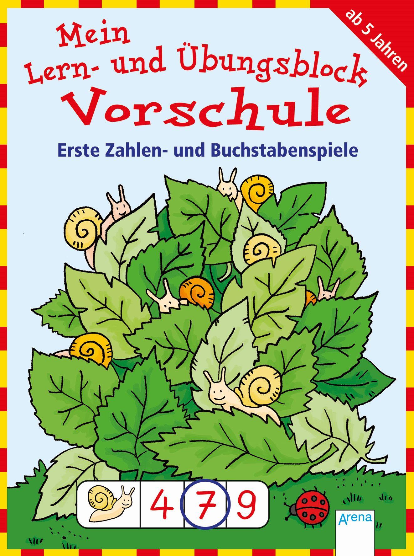 Produktbild Arena Verlag - Mein Lern- und Übungsblock Vorschule - Erste Zahlen- und Buchstabenspiele 2 von 2