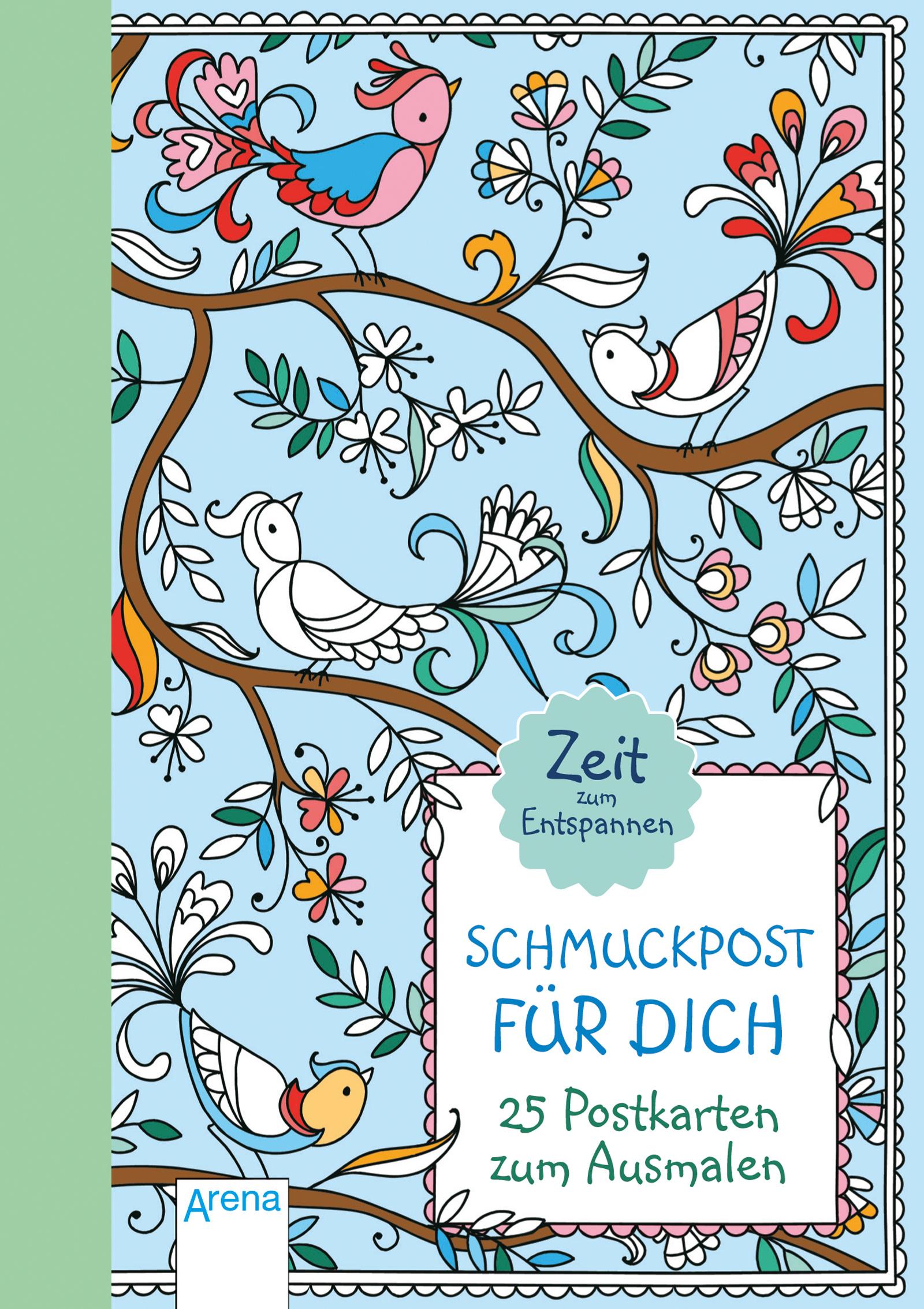 Produktbild Schmuckpost für dich - 25 Postkarten zum Ausmalen. Zeit zum Entspannen 2 von 2