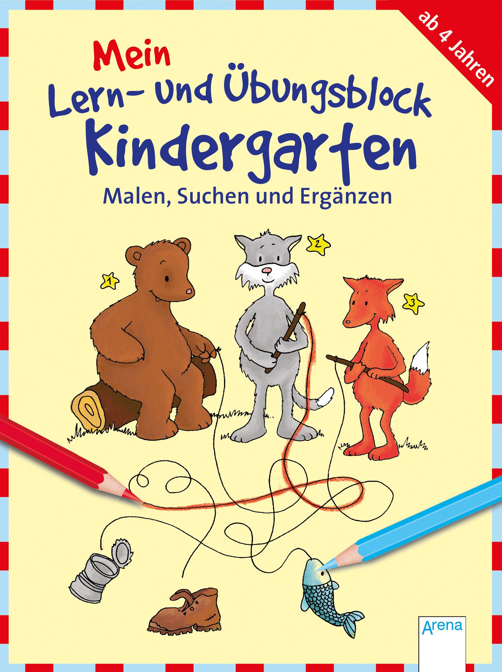 Buch - ARENA - Malen, Suchen und Ergänzen