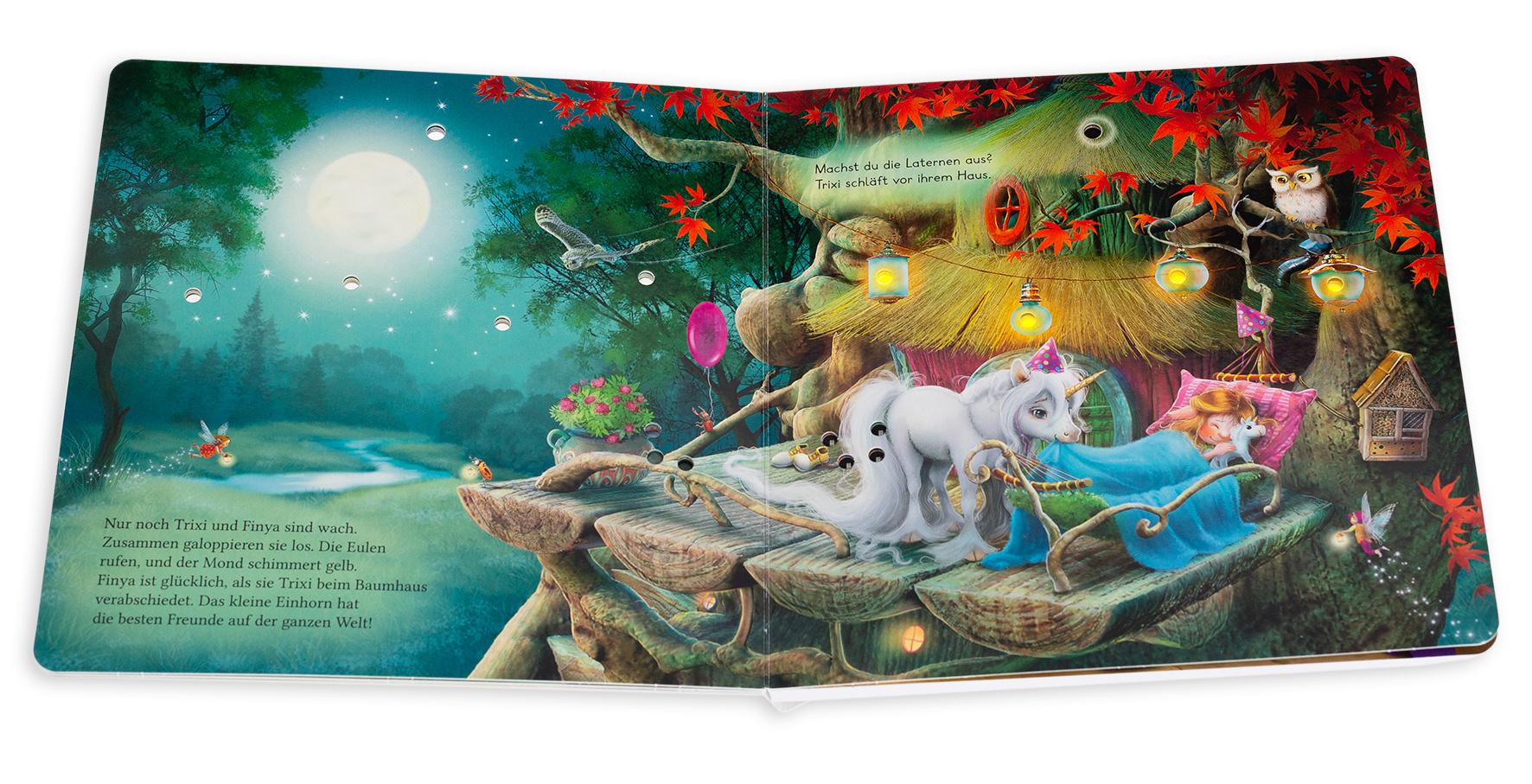 Produktbild Kleines Einhorn Funkelstern. Puste das Licht aus! Schlafenszeit im Wunschwald 2 von 2