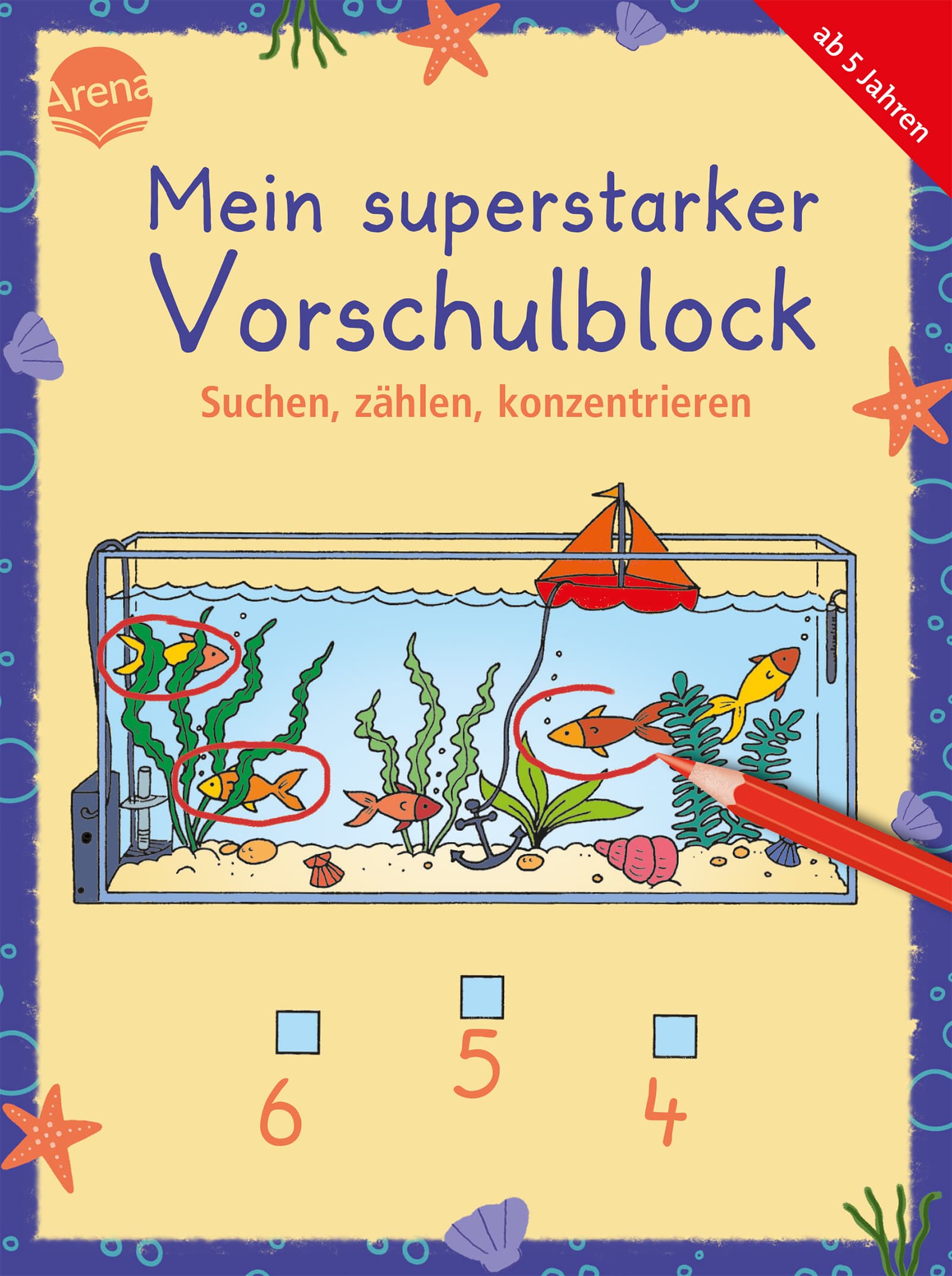 Mein superstarker Vorschulblock. Suchen, zählen, konzentrieren