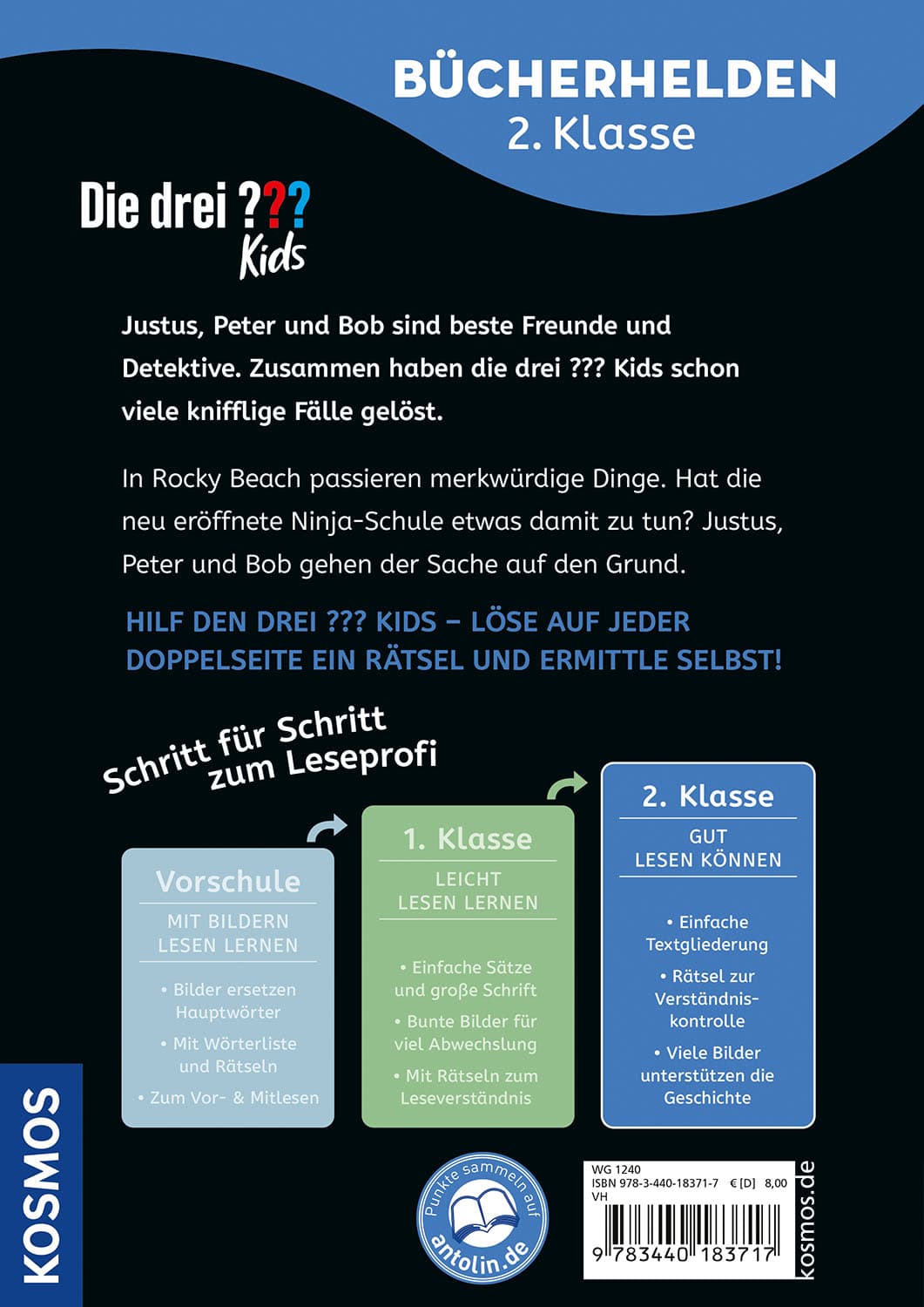 Produktbild Die drei ??? Kids, Bücherhelden 2. Klasse, Vorsicht, Ninjas! 2 von 2