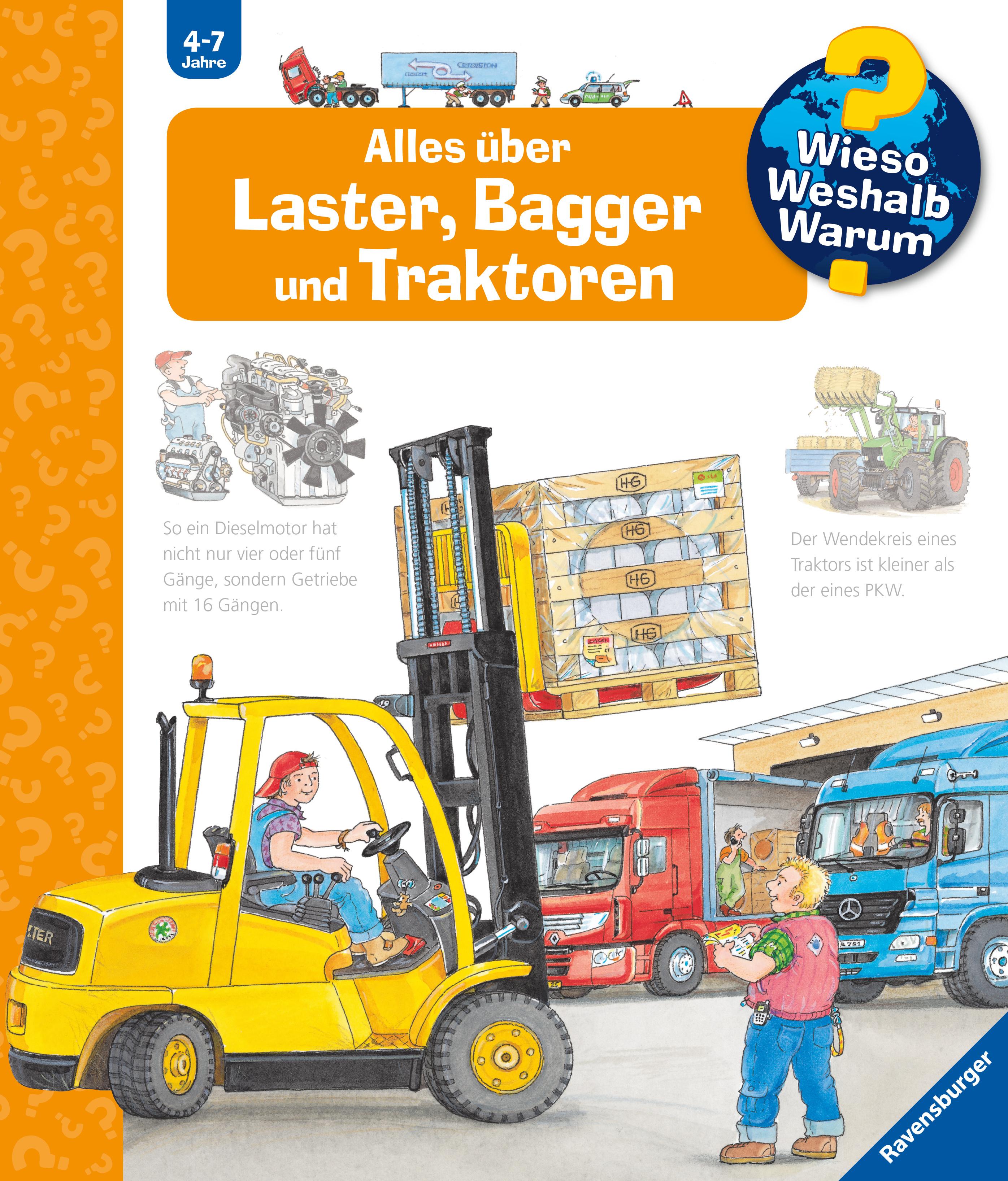 Wieso? Weshalb? Warum? (SW900), Band: 38 - Alles über Laster, Bagger und Traktoren