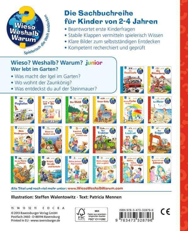 Ravensburger - Wieso? Weshalb? Warum? junior: Wer lebt im Garten?, Band 49