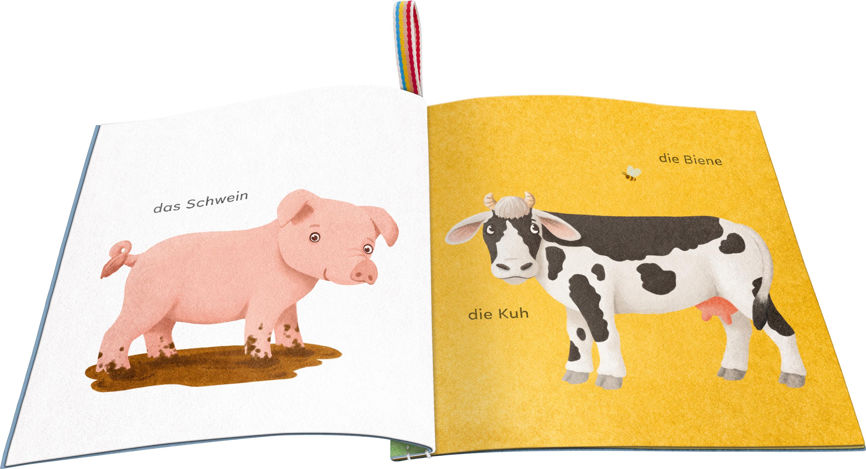 Produktbild Mein Knuddel-Knautsch-Buch: Auf dem Bauernhof; weiches Stoffbuch, waschbares Badebuch, Babyspielzeug ab 6 Monate 3 von 3