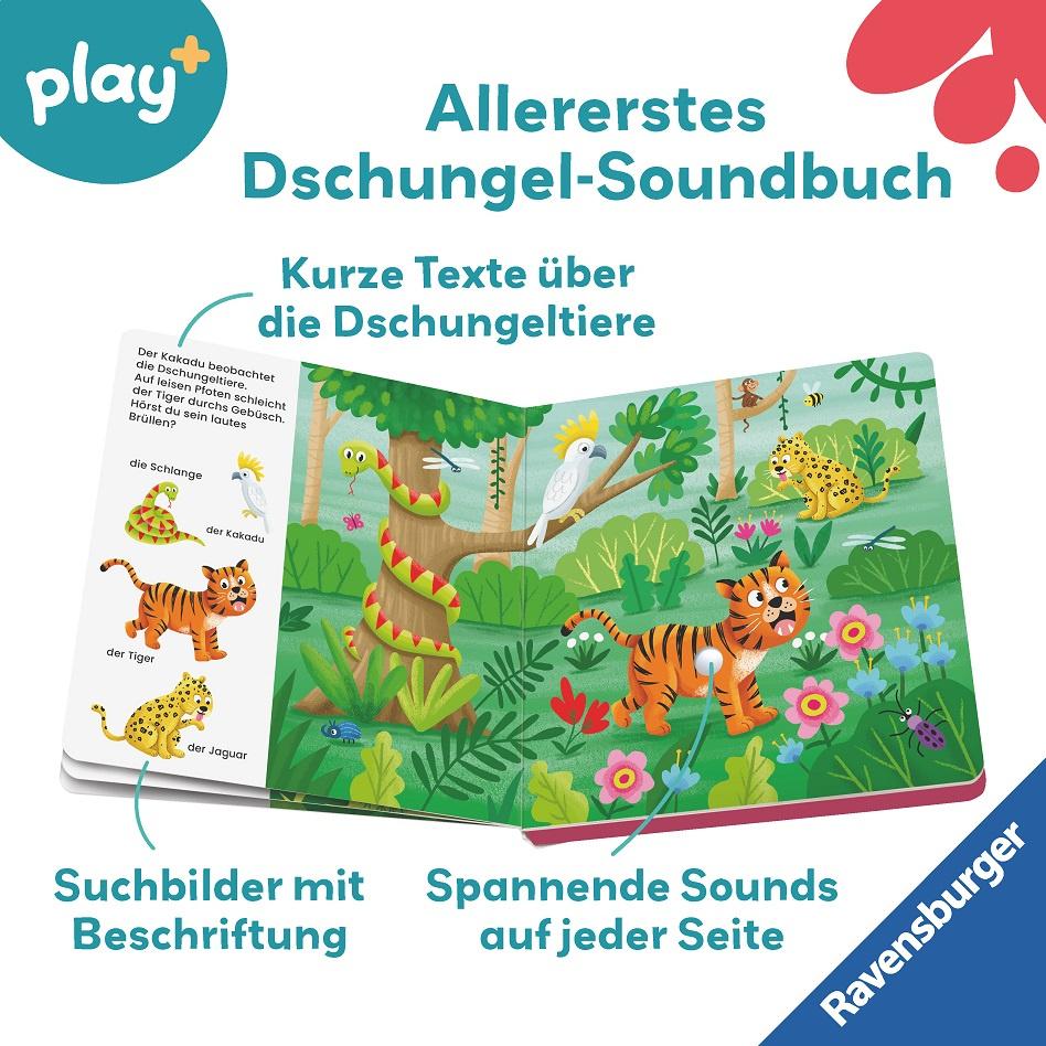 Produktbild Ravensburger Play+ Mein allererstes Soundbuch: Im Dschungel (Sachen suchen und hören) 4 von 7