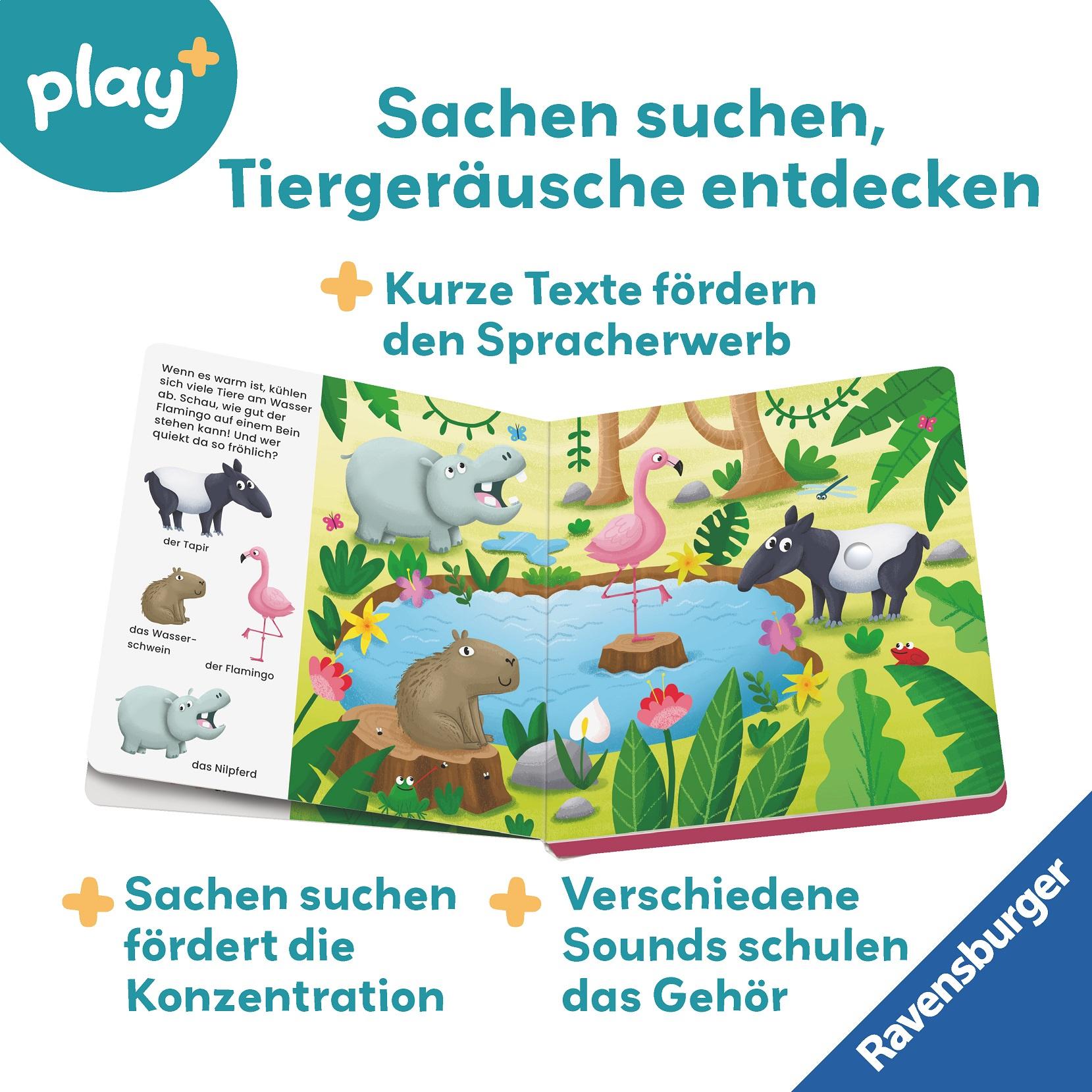 Produktbild Ravensburger Play+ Mein allererstes Soundbuch: Im Dschungel (Sachen suchen und hören) 2 von 7