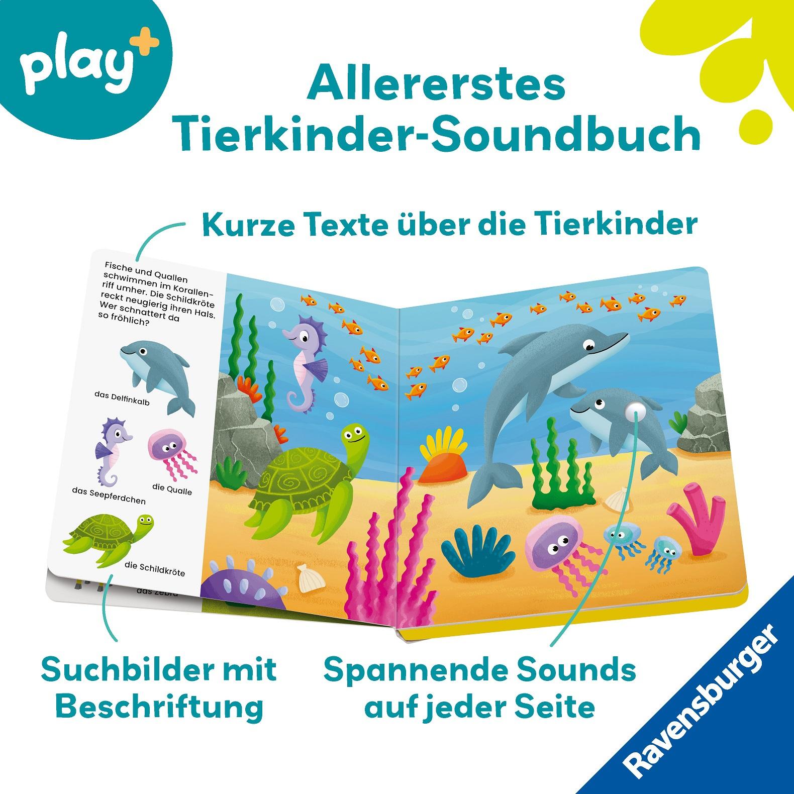 Produktbild Ravensburger Play+ Mein allererstes Soundbuch: Tierkinder (Sachen suchen und hören) 3 von 7