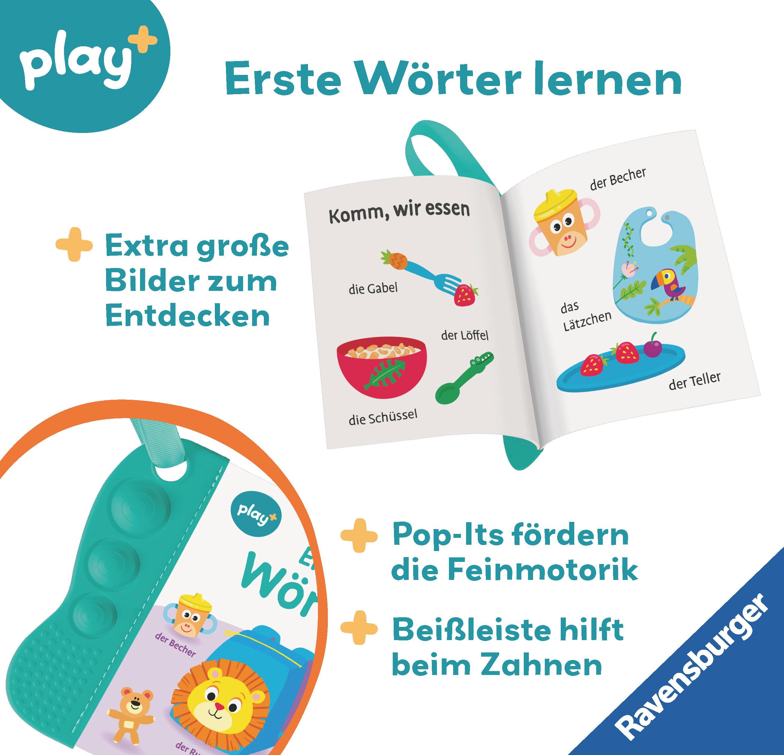 Produktbild Ravensburger Play+ flip&pop: Erste Wörter (Mein allererstes Beißbuch) 2 von 8